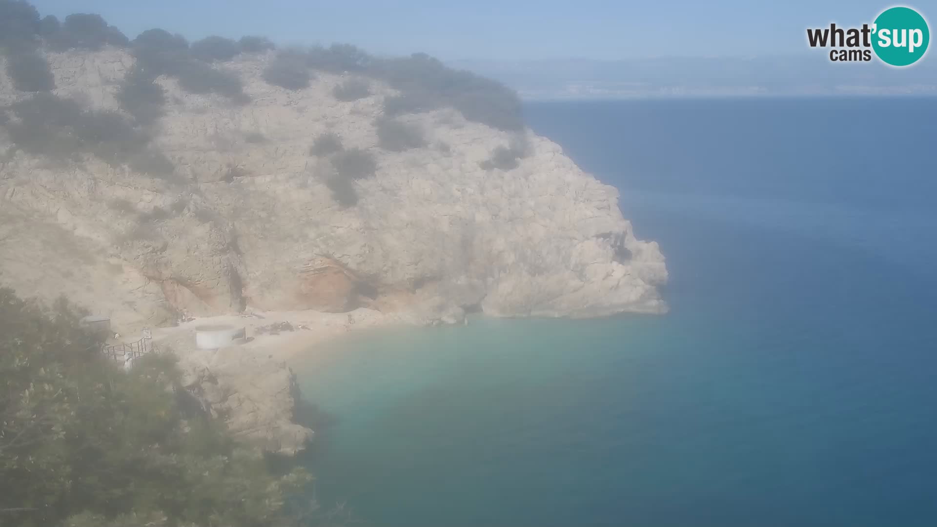 Webcam Brseč beach – Mošćenička Draga – Croatia