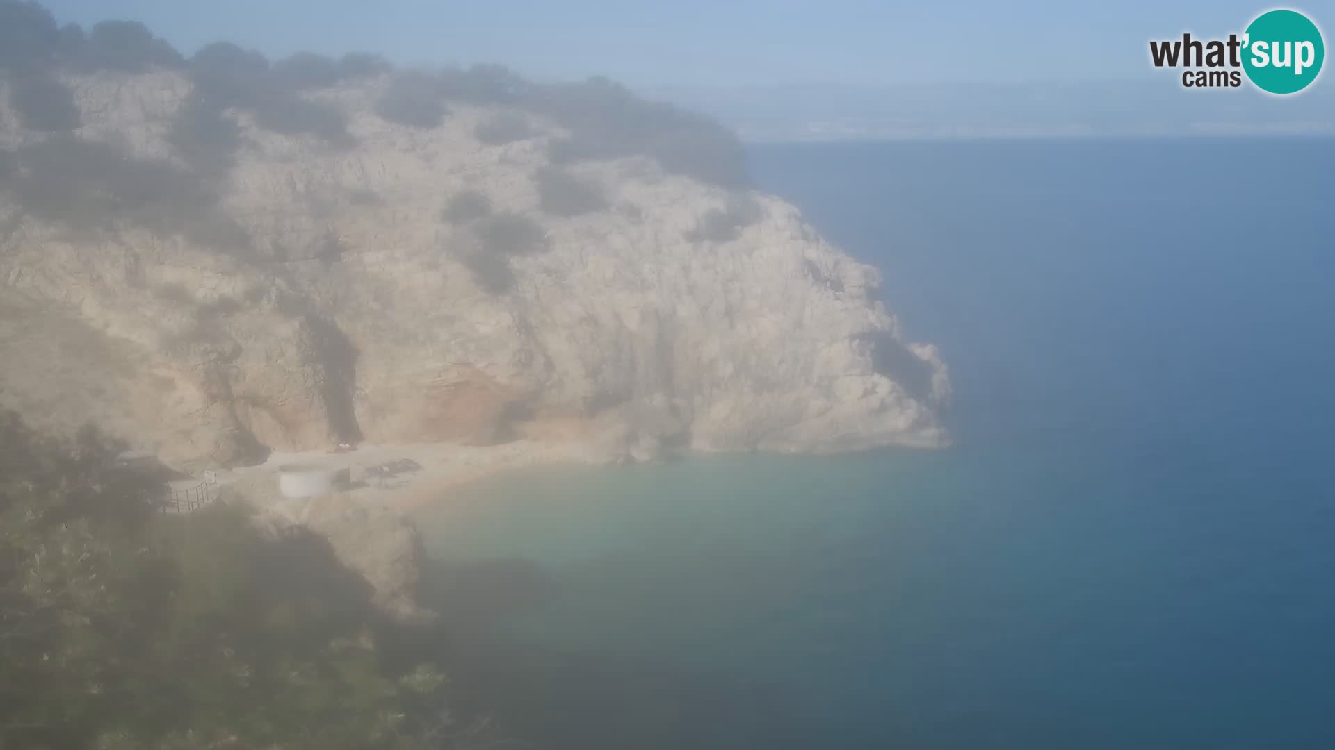 Webcam Brseč beach – Mošćenička Draga – Croatia