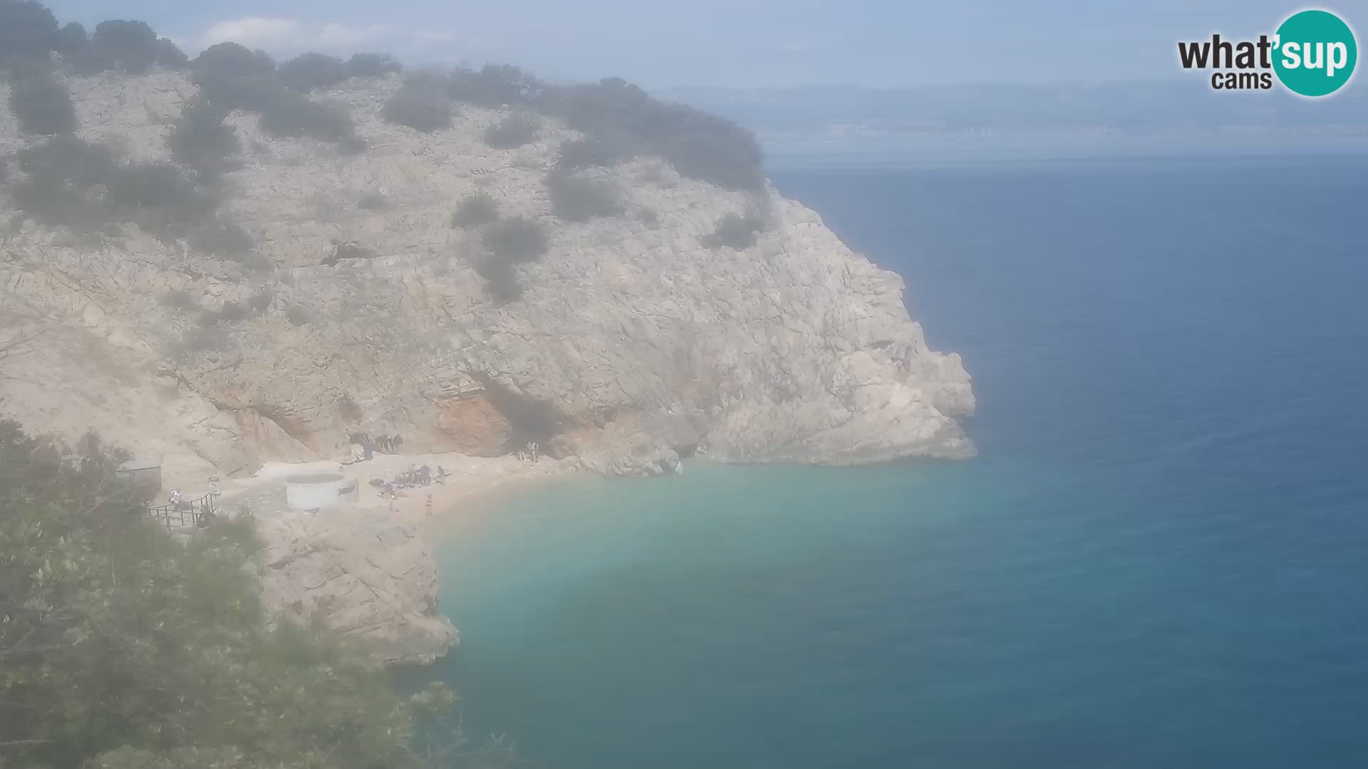Webcam Brseč Strand – Mošćenička Draga – Kroatien
