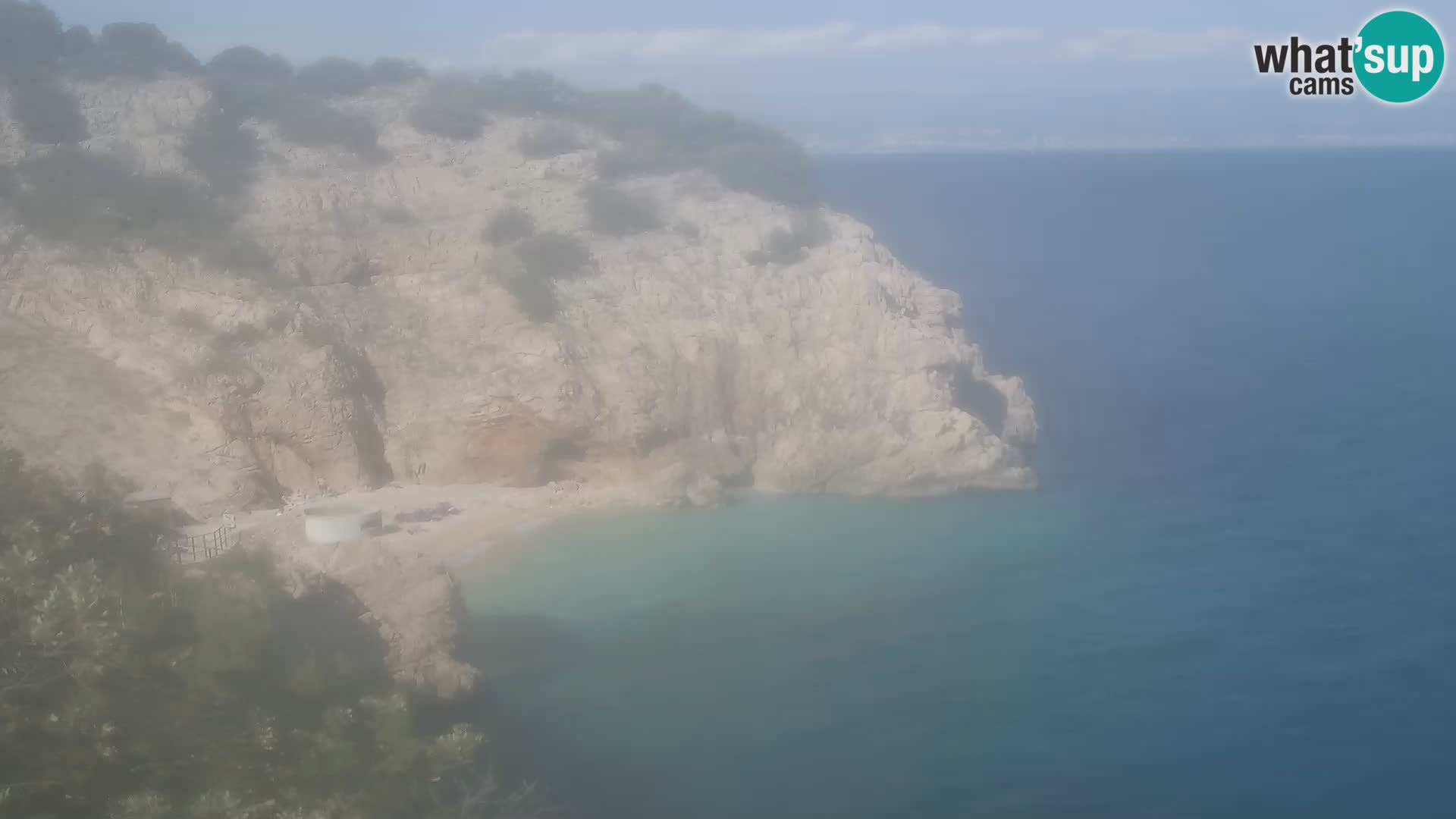 Webcam Bersezio spiaggia – Draga di Moschiena – Croazia