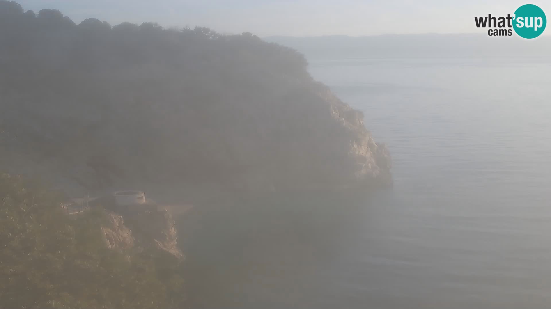 Webcam Brseč Strand – Mošćenička Draga – Kroatien