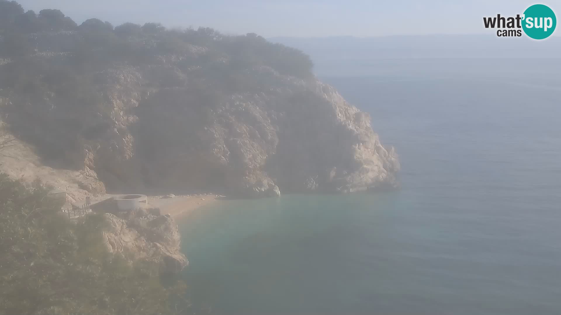 Webcam Brseč beach – Mošćenička Draga – Croatia