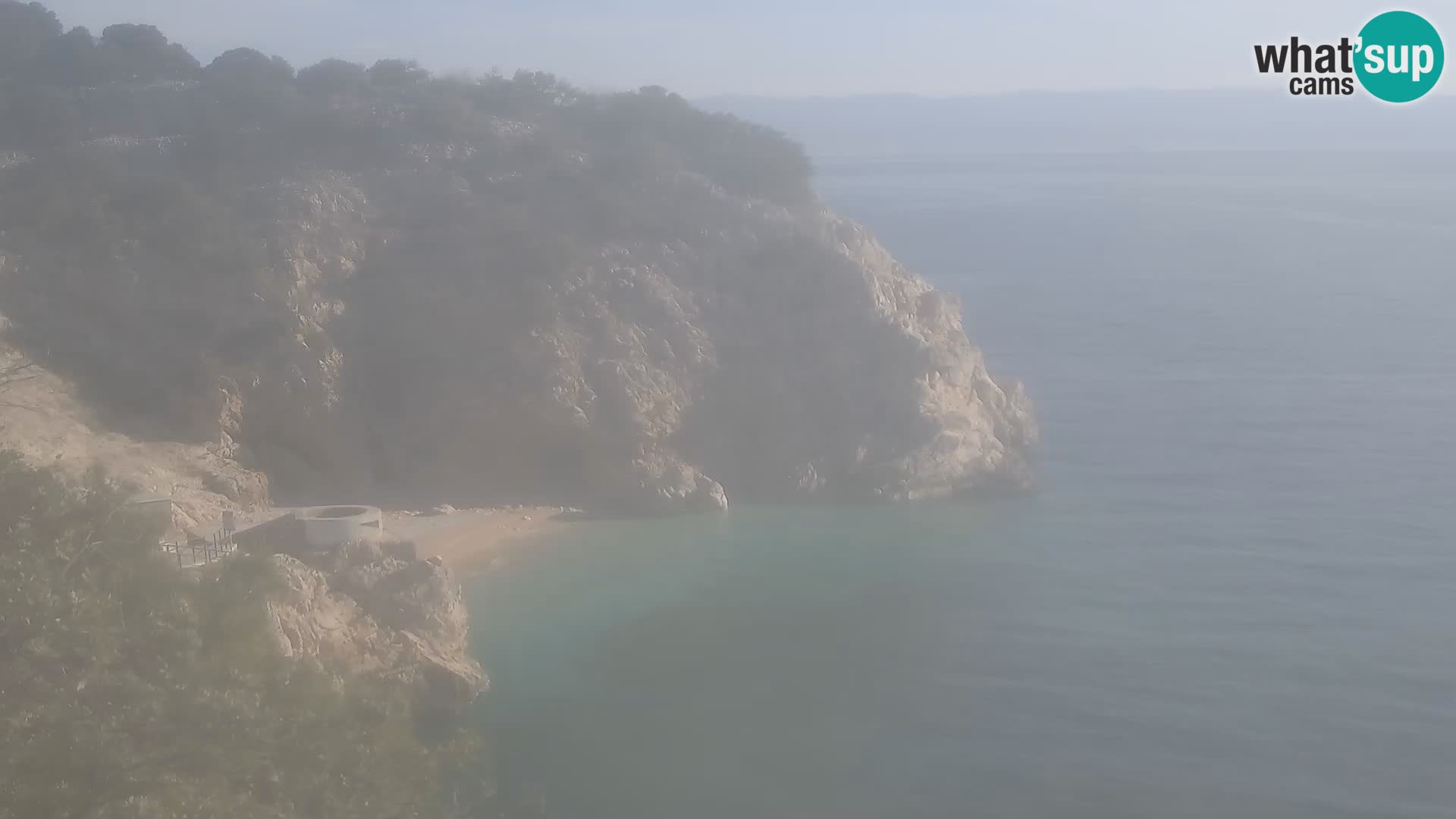 Web kamera plaže Brseč – Mošćenička Draga – Hrvatska