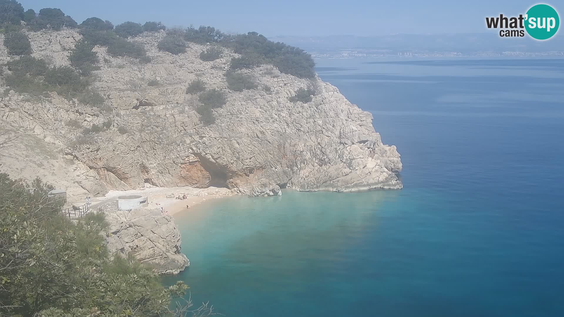 Webcam Brseč Strand – Mošćenička Draga – Kroatien