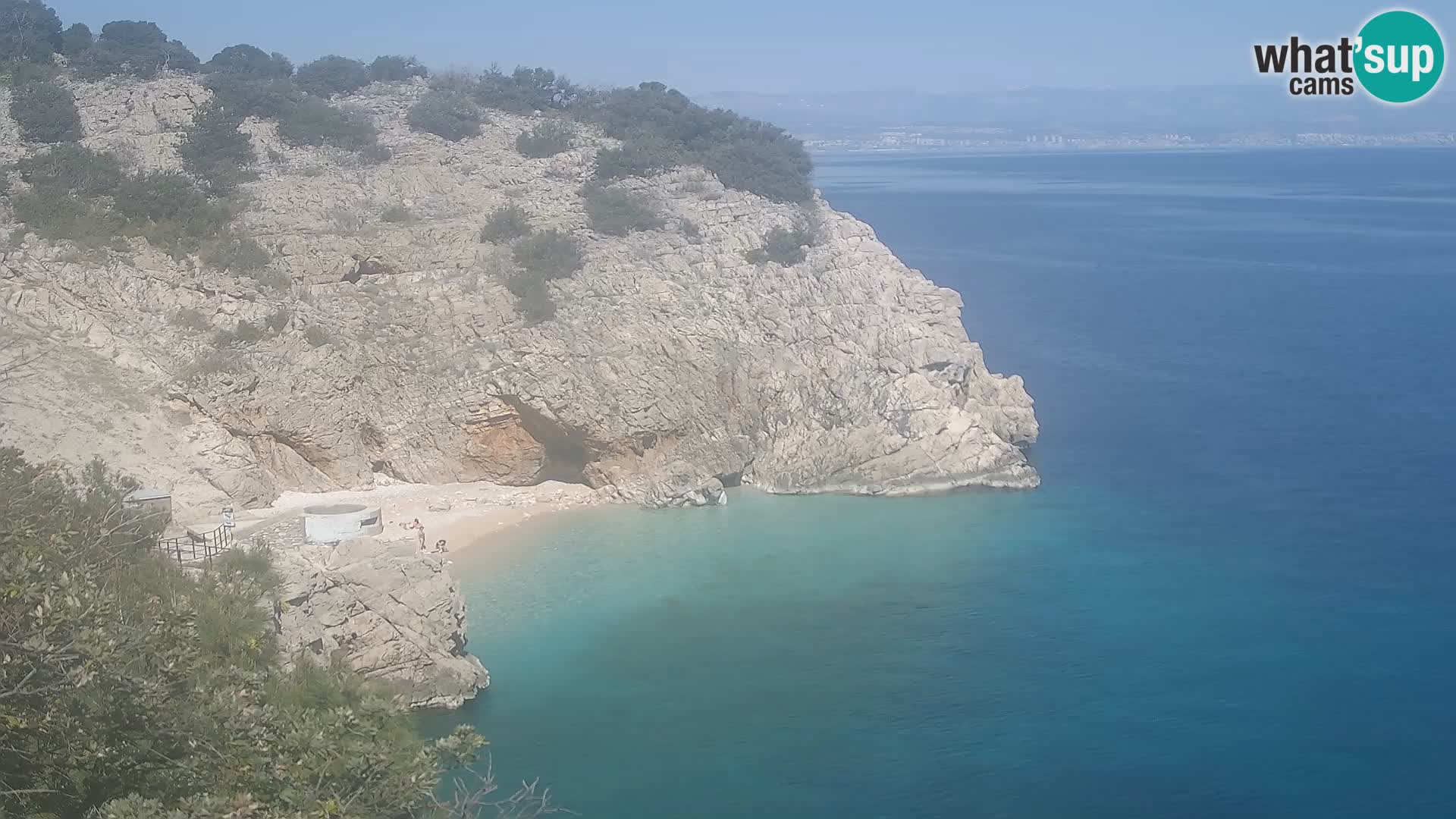 Webcam Brseč beach – Mošćenička Draga – Croatia