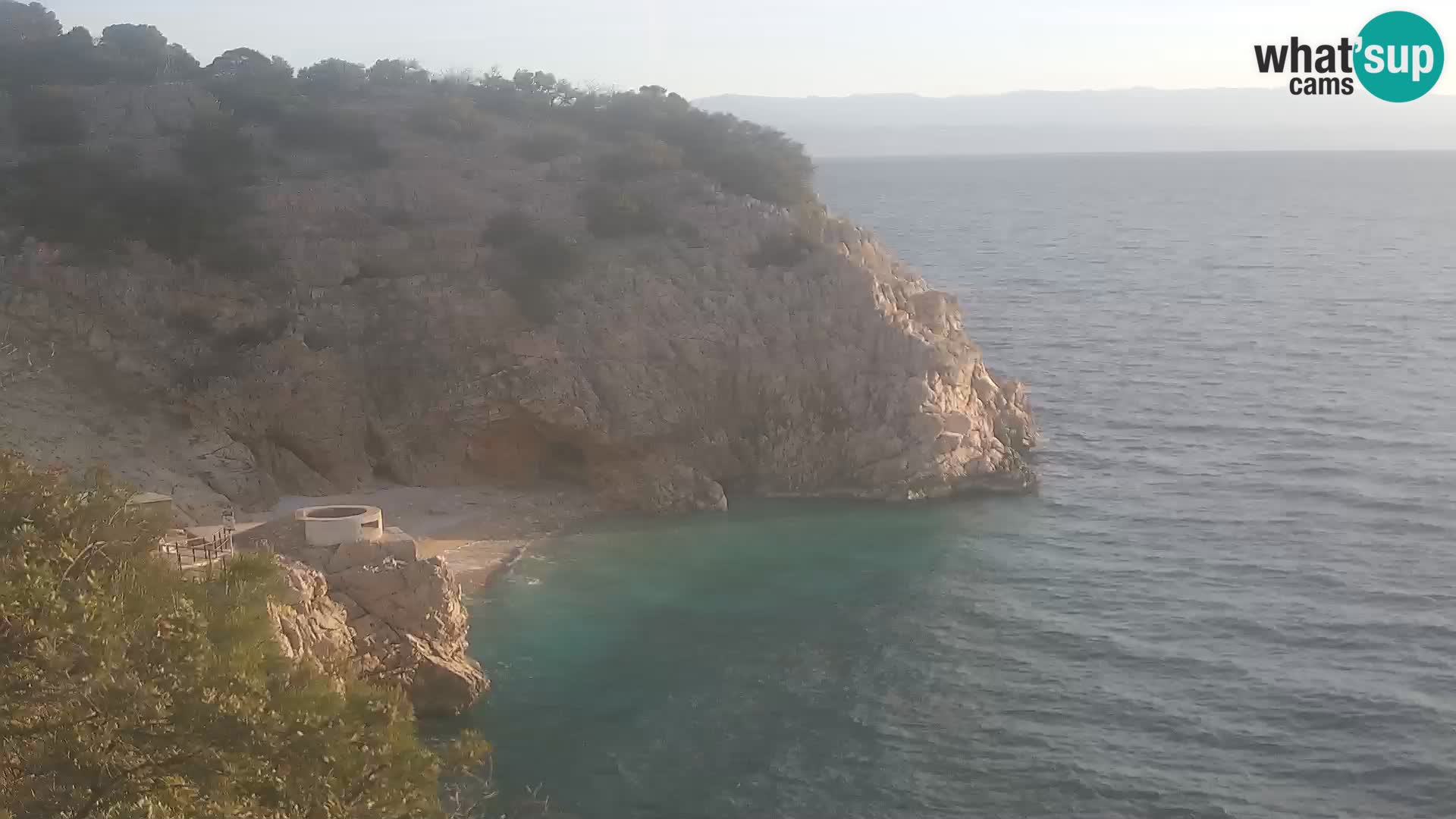 Webcam Bersezio spiaggia – Draga di Moschiena – Croazia