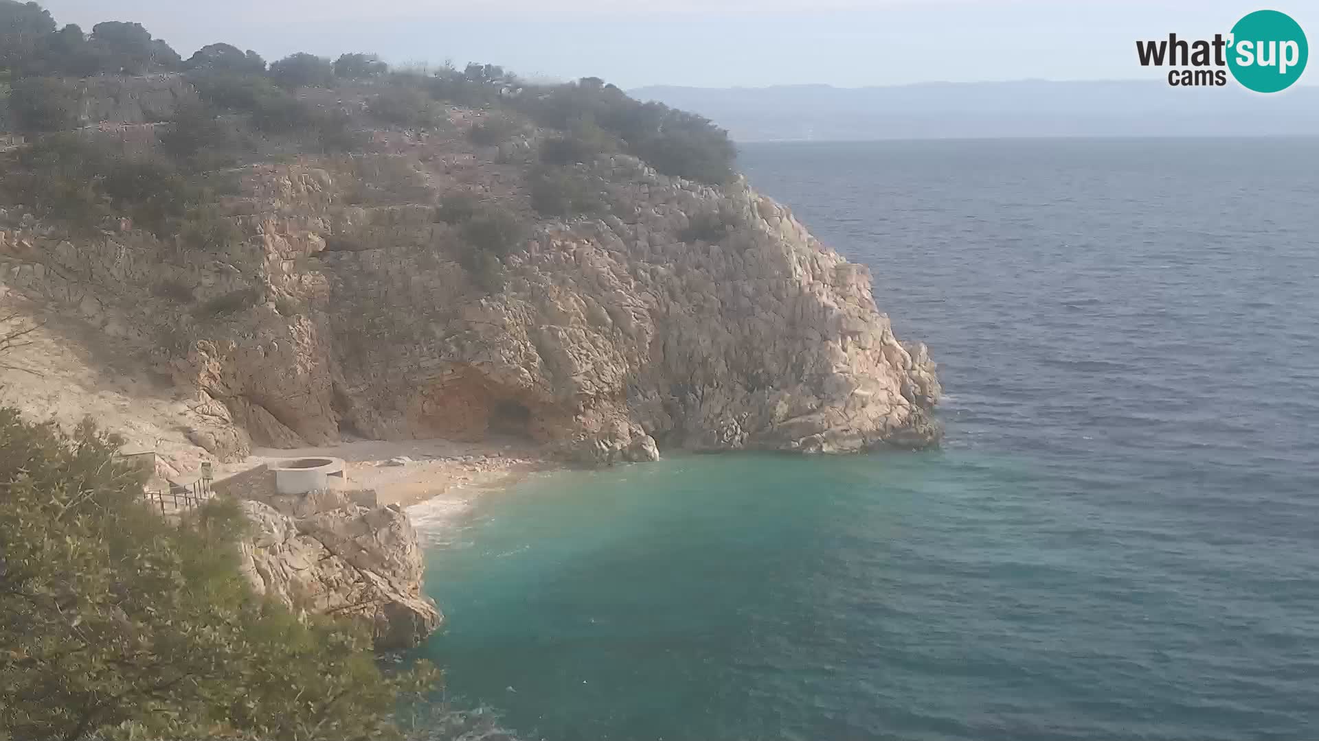 Webcam Bersezio spiaggia – Draga di Moschiena – Croazia