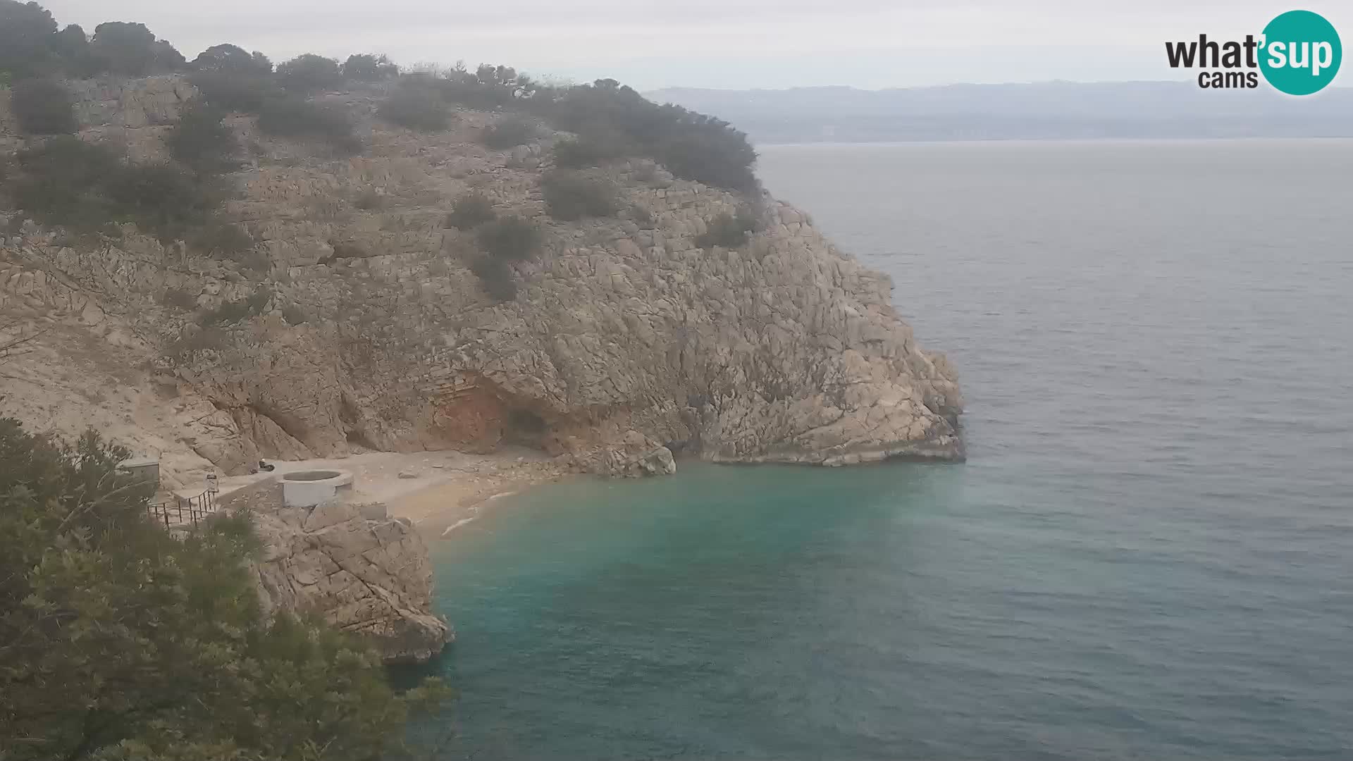 Webcam Bersezio spiaggia – Draga di Moschiena – Croazia