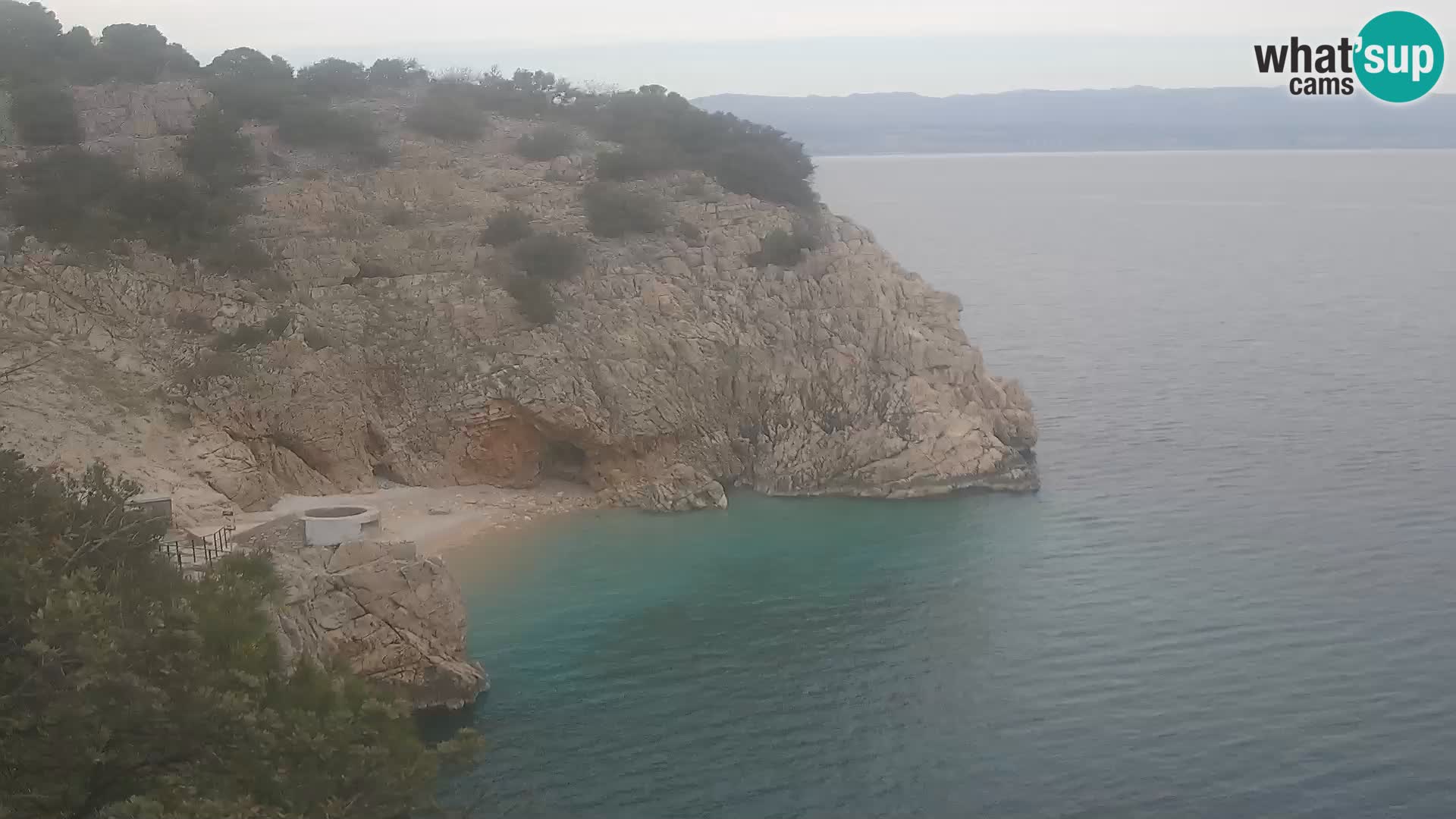 Webcam Brseč beach – Mošćenička Draga – Croatia