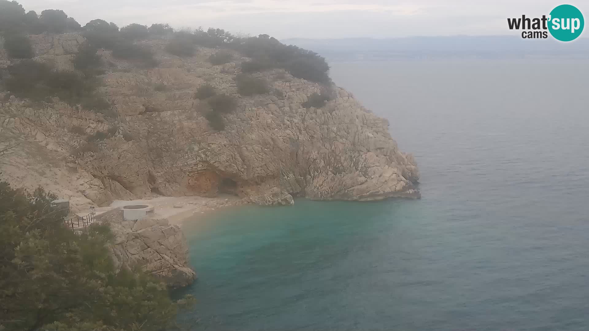 Webcam Brseč beach – Mošćenička Draga – Croatia