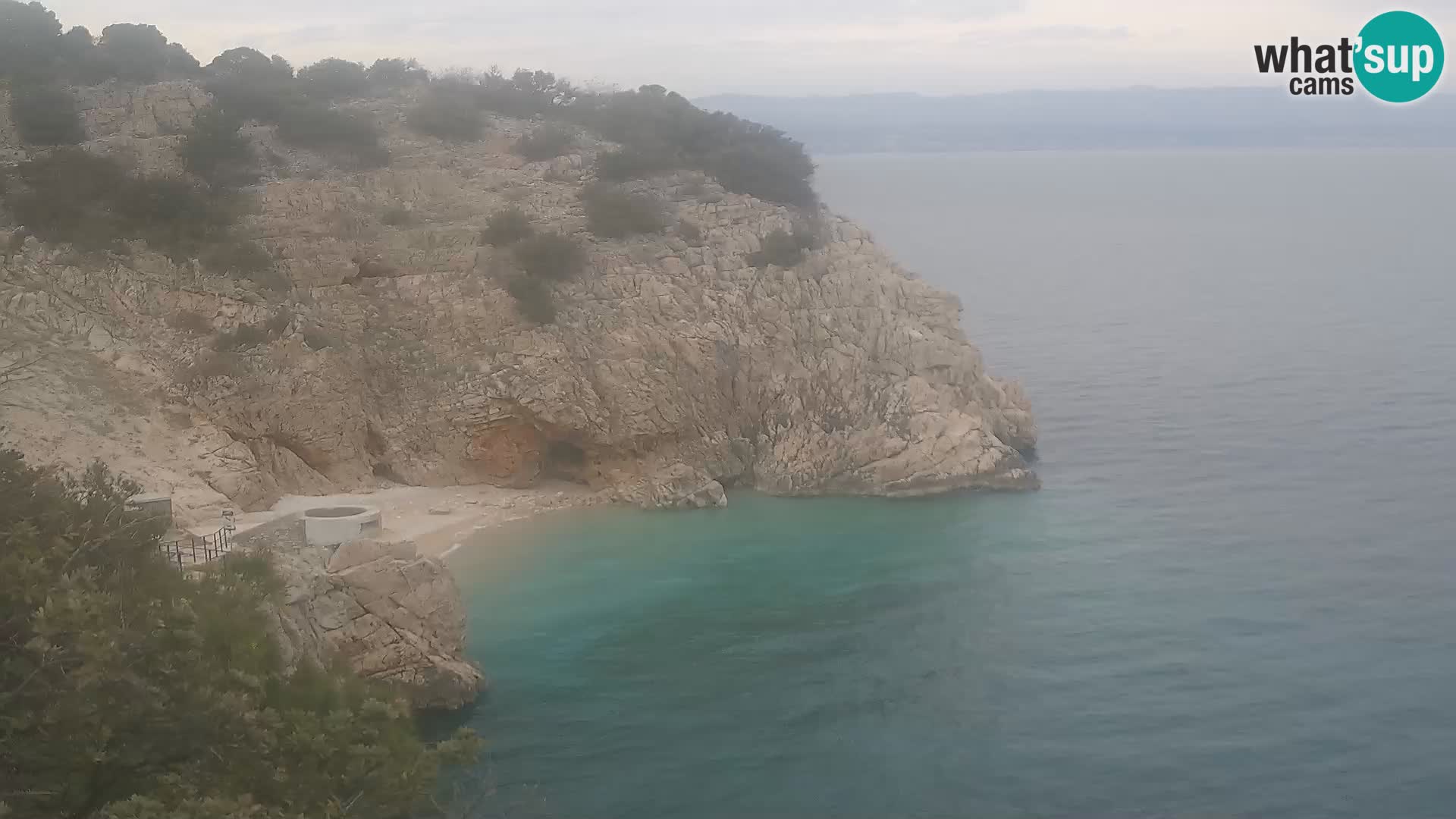 Webcam Brseč beach – Mošćenička Draga – Croatia
