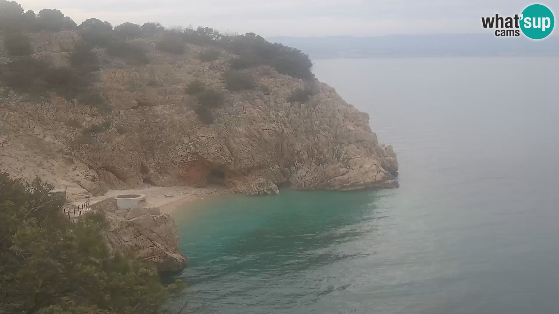 Webcam Brseč beach – Mošćenička Draga – Croatia
