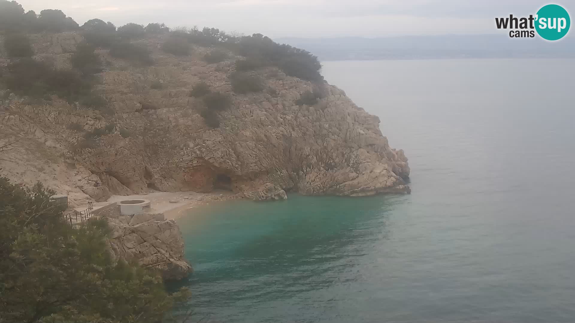 Web kamera plaže Brseč – Mošćenička Draga – Hrvatska