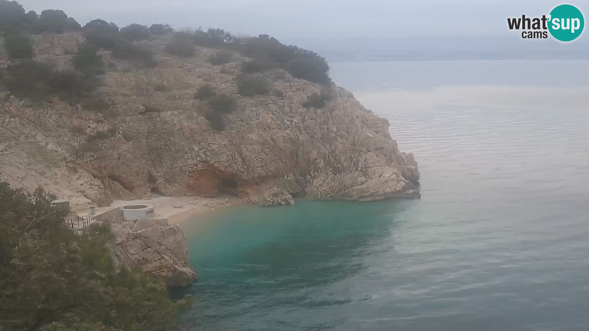 Webcam Brseč beach – Mošćenička Draga – Croatia