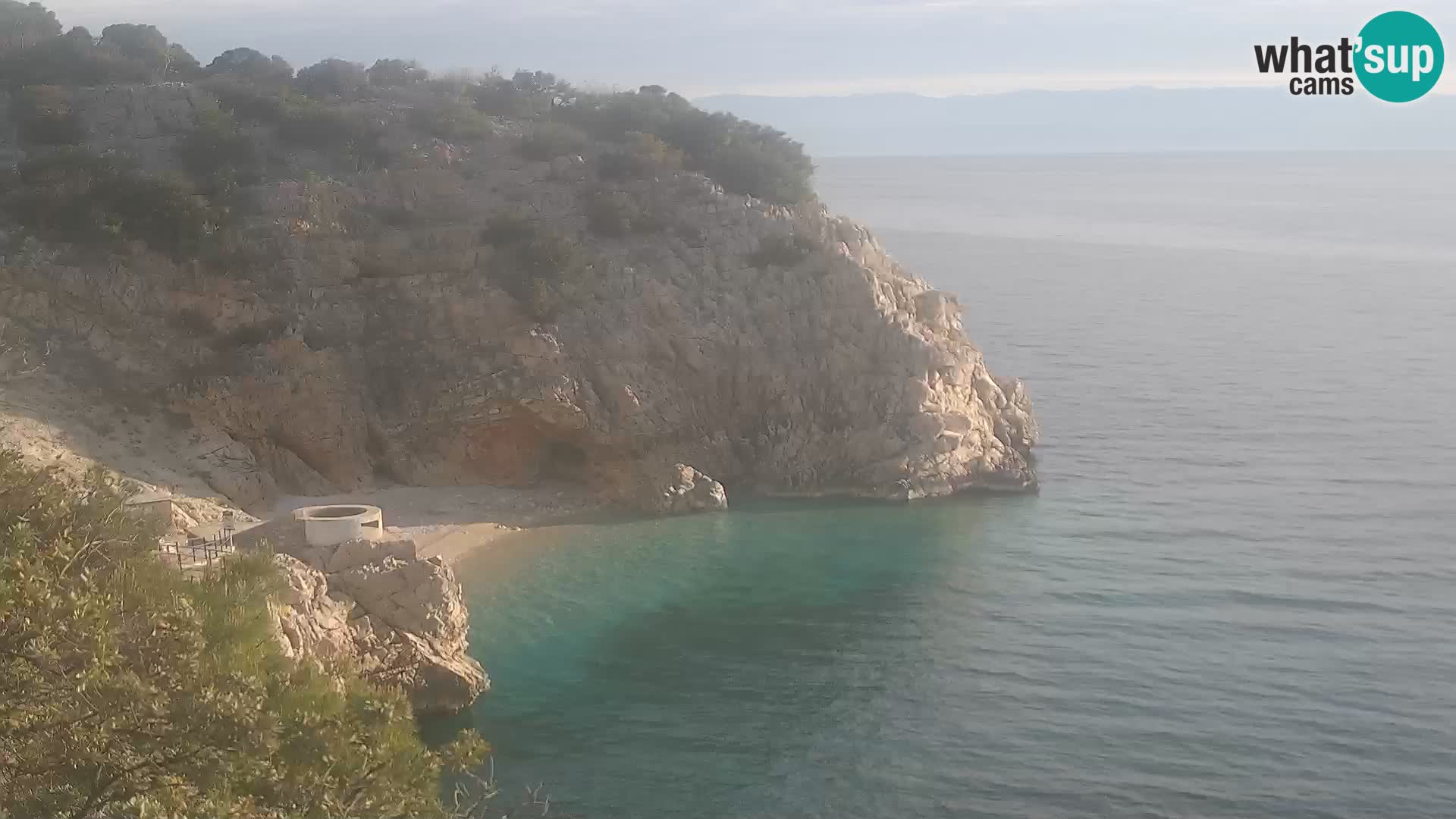 Webcam Bersezio spiaggia – Draga di Moschiena – Croazia