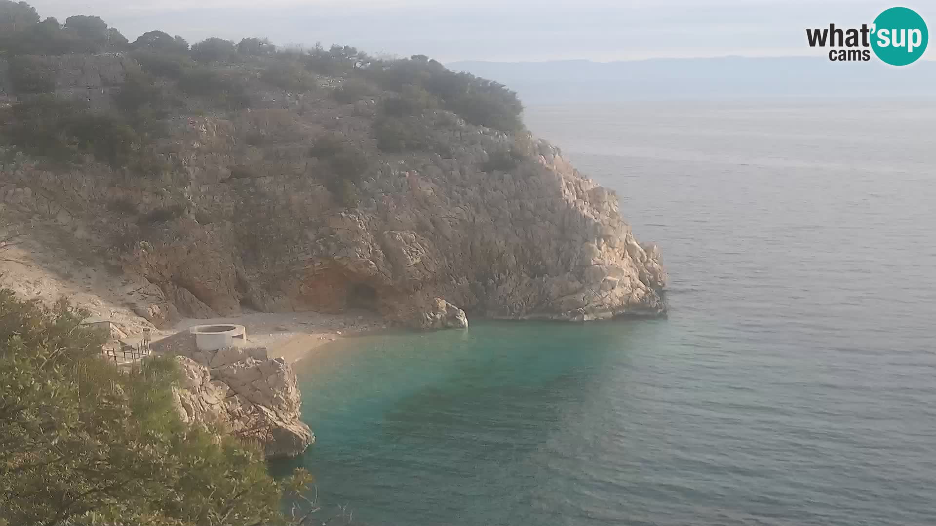 Webcam Bersezio spiaggia – Draga di Moschiena – Croazia