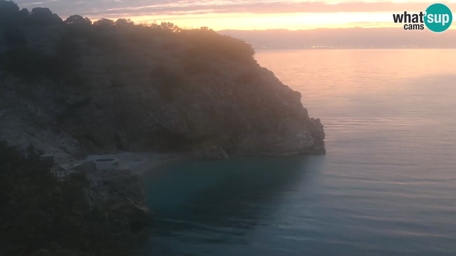 Webcam Brseč beach – Mošćenička Draga – Croatia