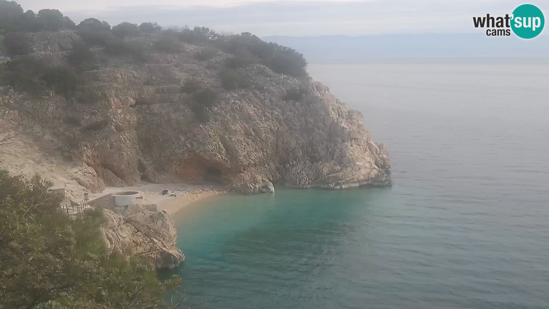 Web kamera plaže Brseč – Mošćenička Draga – Hrvatska