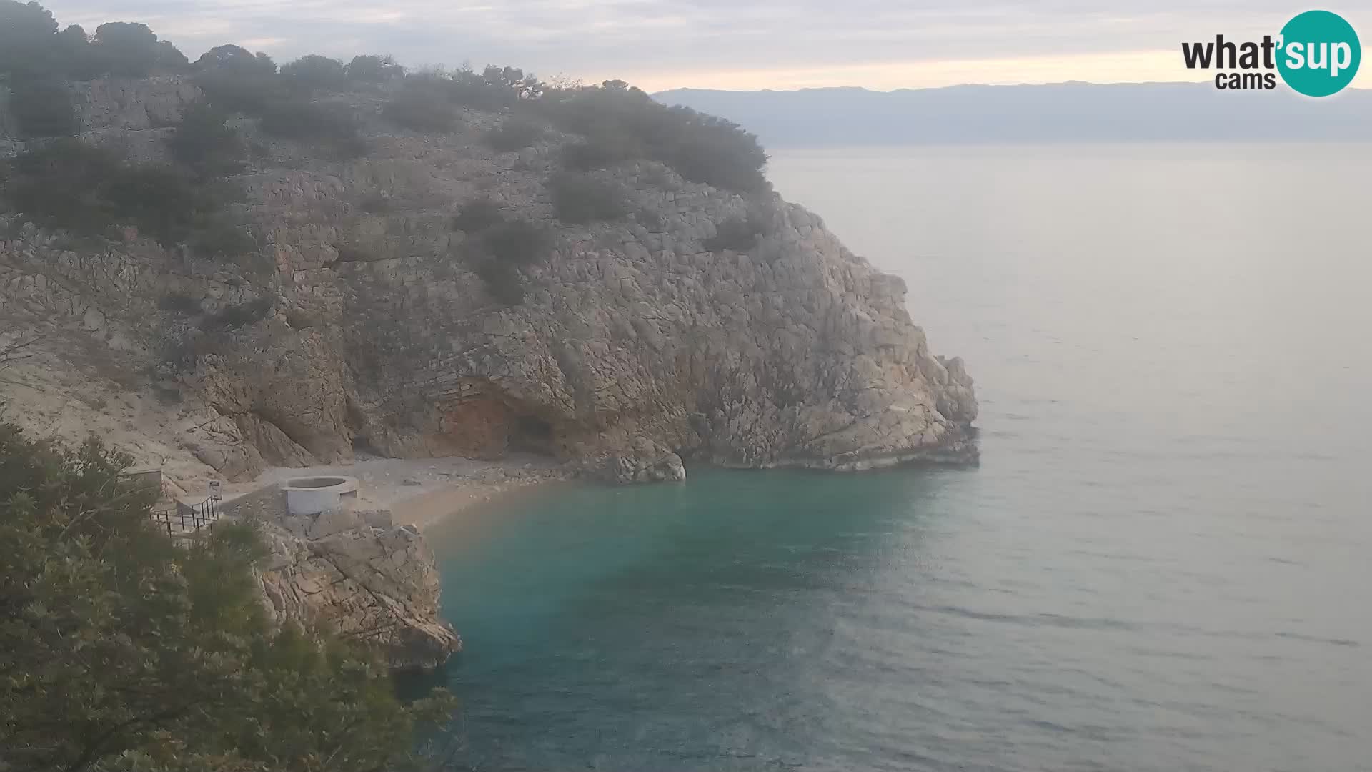 Webcam Brseč beach – Mošćenička Draga – Croatia