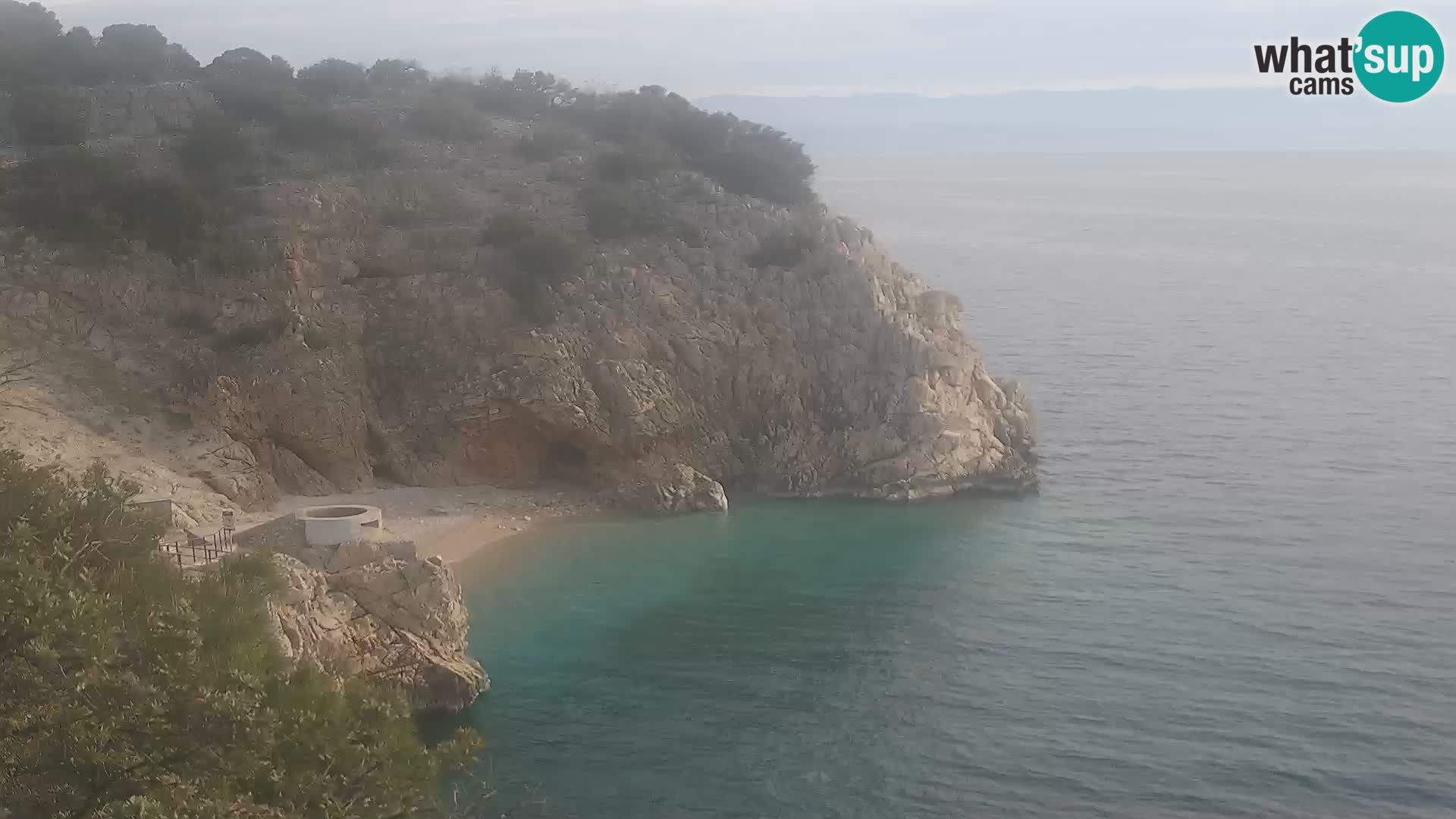 Webcam Brseč beach – Mošćenička Draga – Croatia