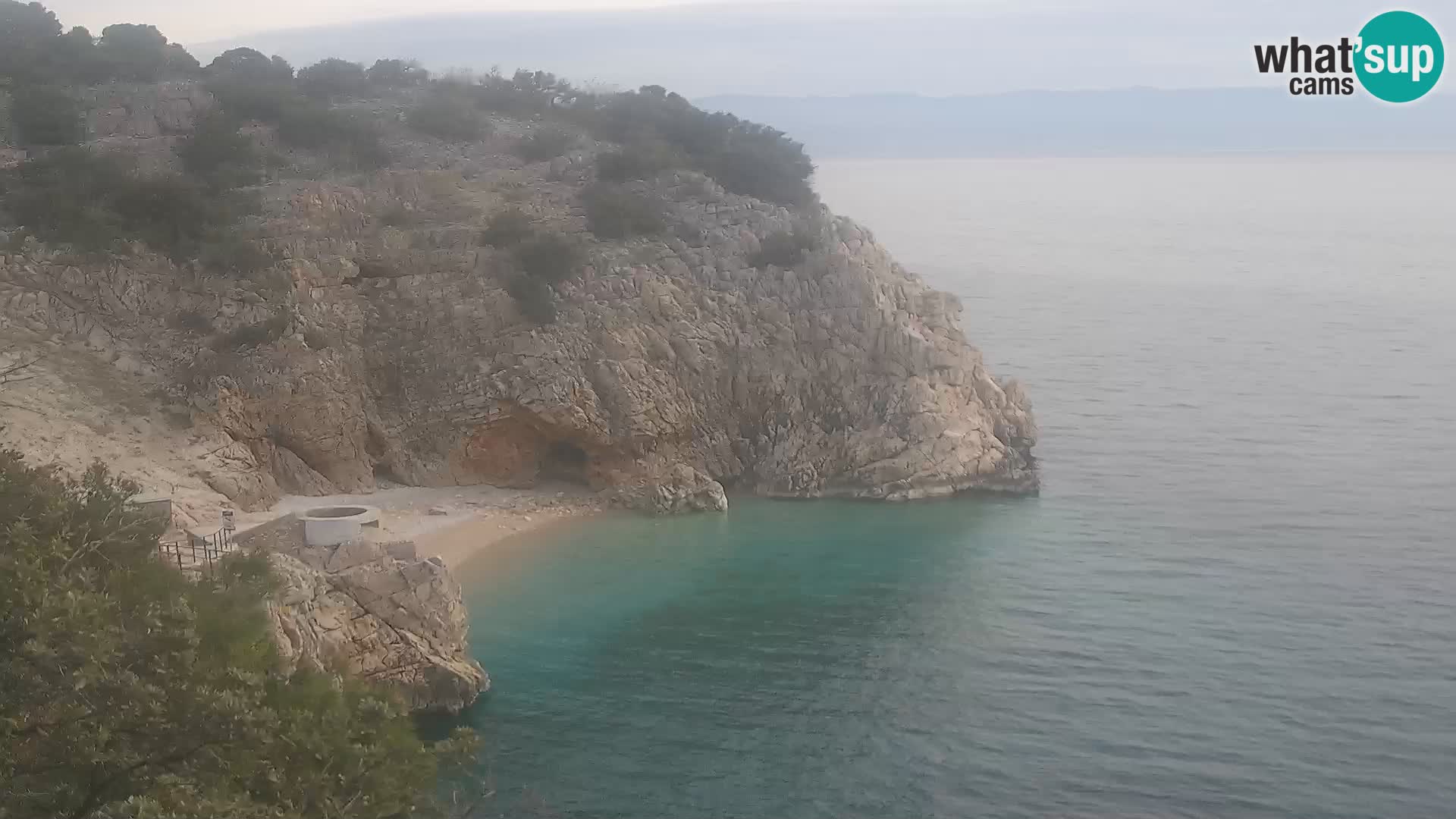 Webcam Brseč beach – Mošćenička Draga – Croatia