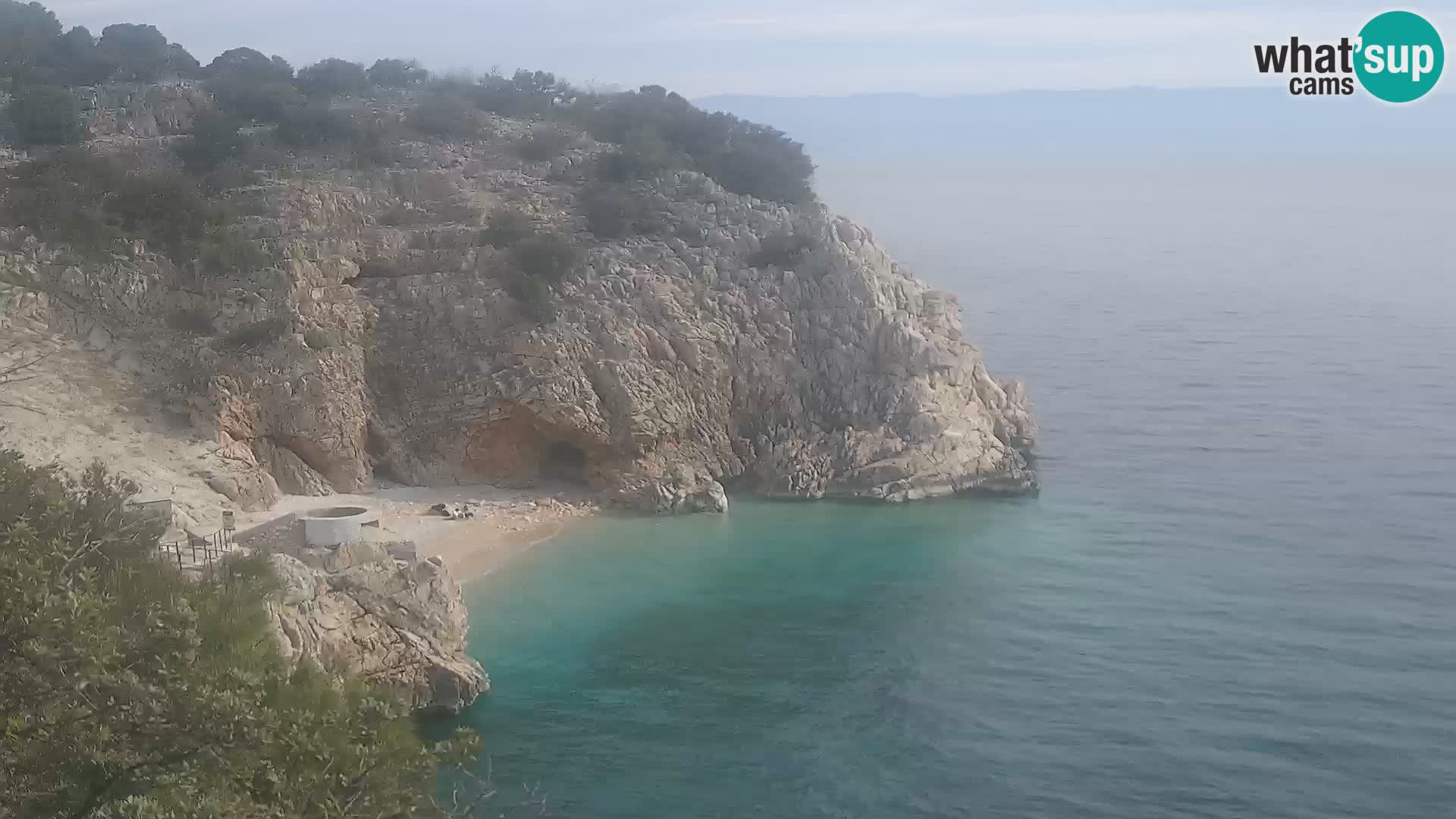 Webcam Bersezio spiaggia – Draga di Moschiena – Croazia