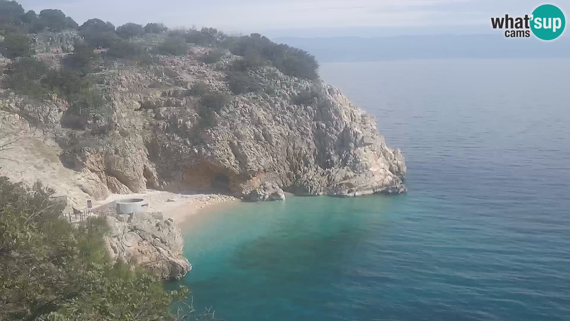 Webcam Bersezio spiaggia – Draga di Moschiena – Croazia