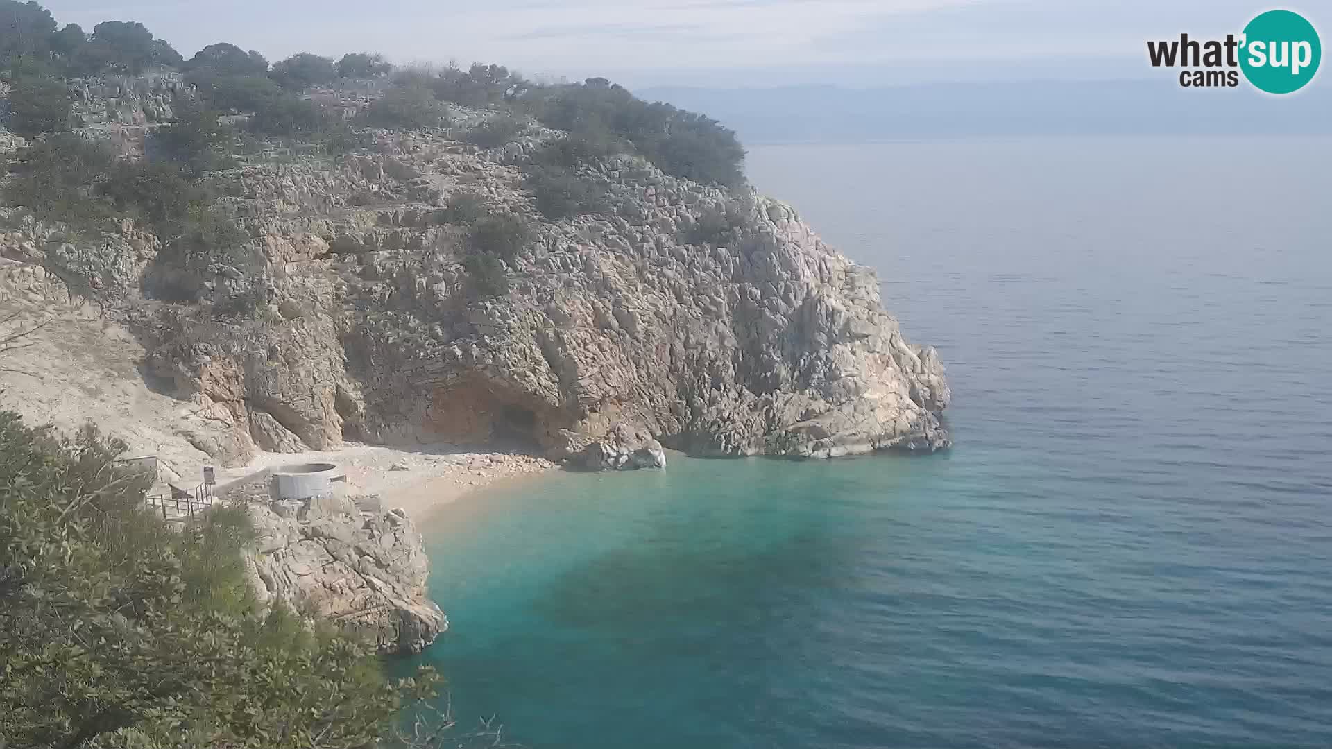Webcam Bersezio spiaggia – Draga di Moschiena – Croazia