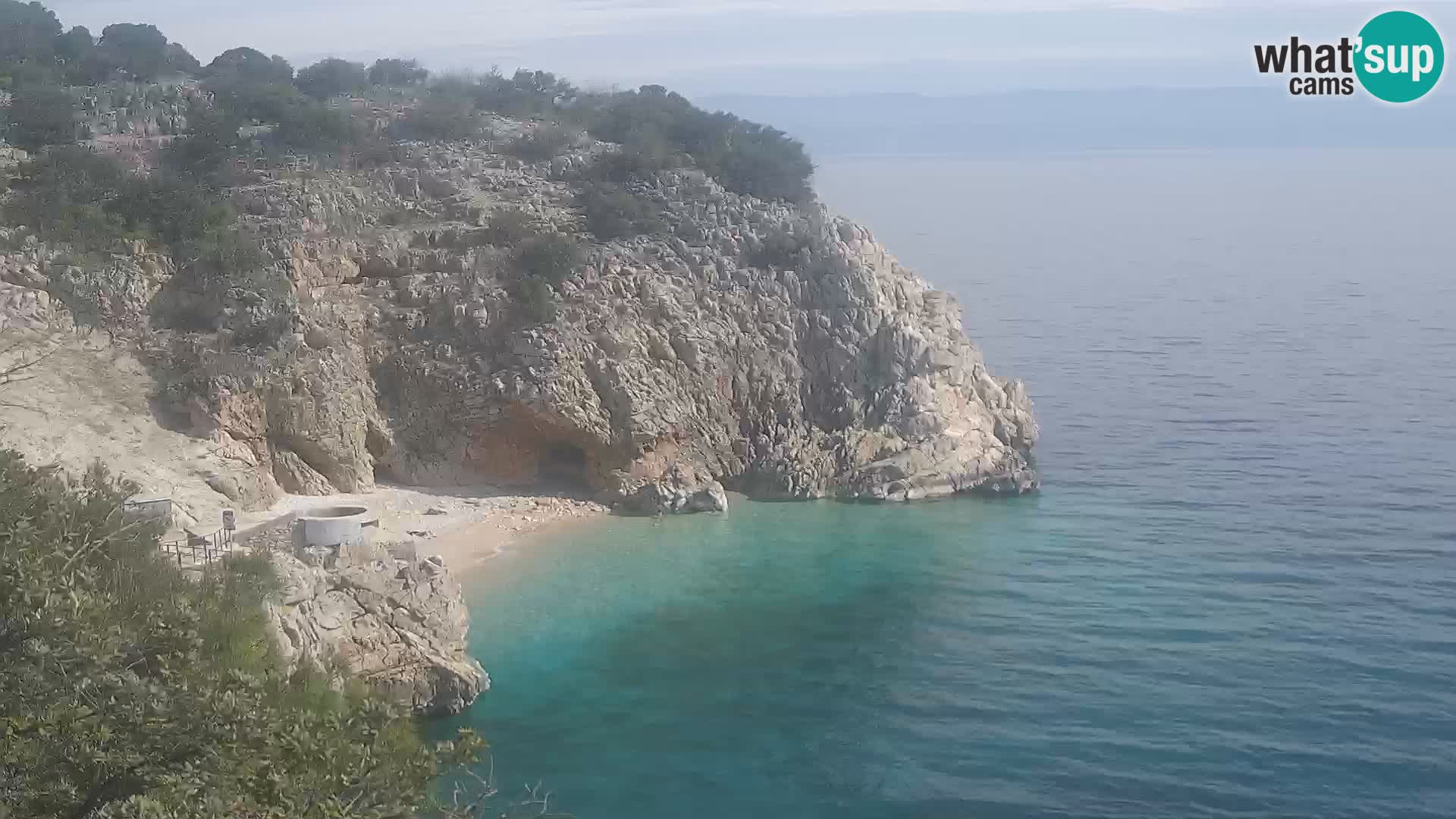 Webcam Bersezio spiaggia – Draga di Moschiena – Croazia