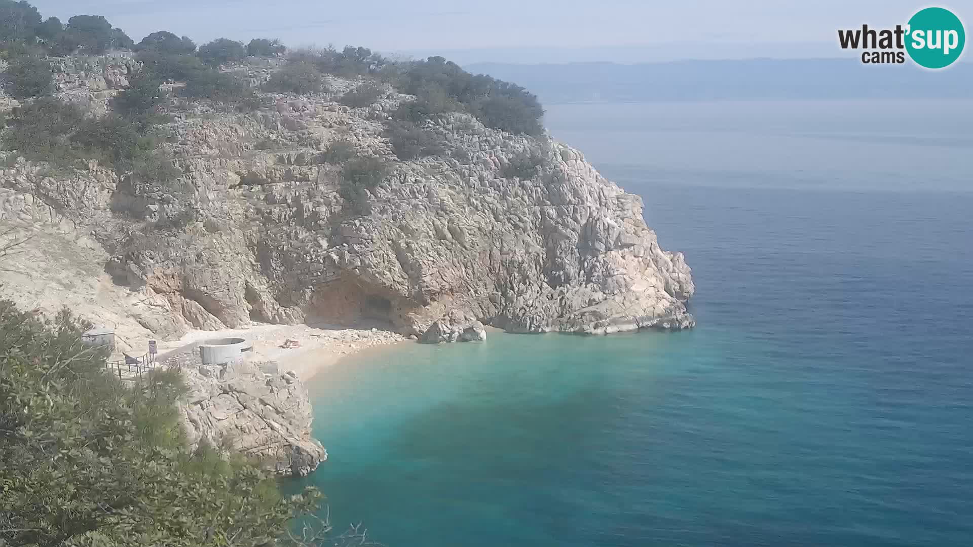 Webcam Brseč Strand – Mošćenička Draga – Kroatien