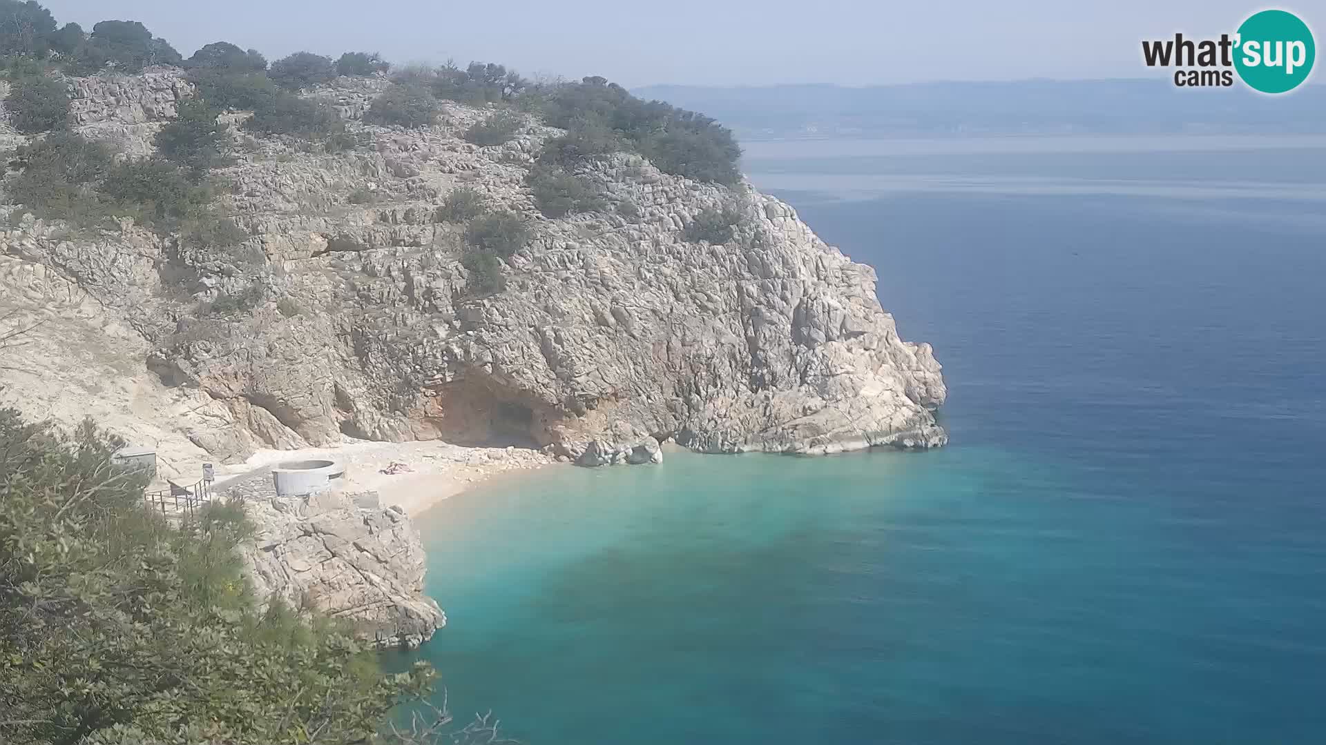 Web kamera plaže Brseč – Mošćenička Draga – Hrvatska