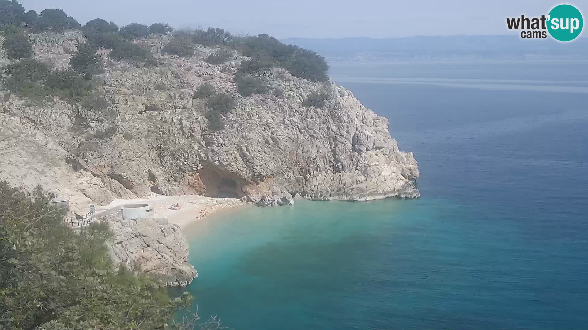 Webcam Brseč Strand – Mošćenička Draga – Kroatien