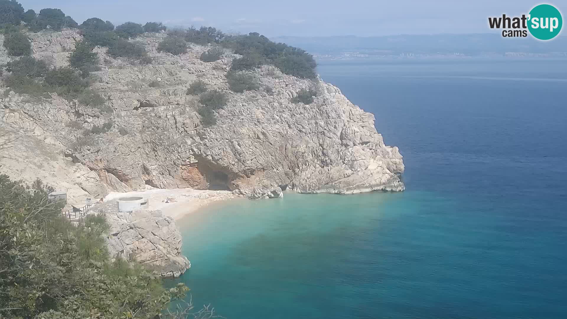 Webcam Brseč Strand – Mošćenička Draga – Kroatien