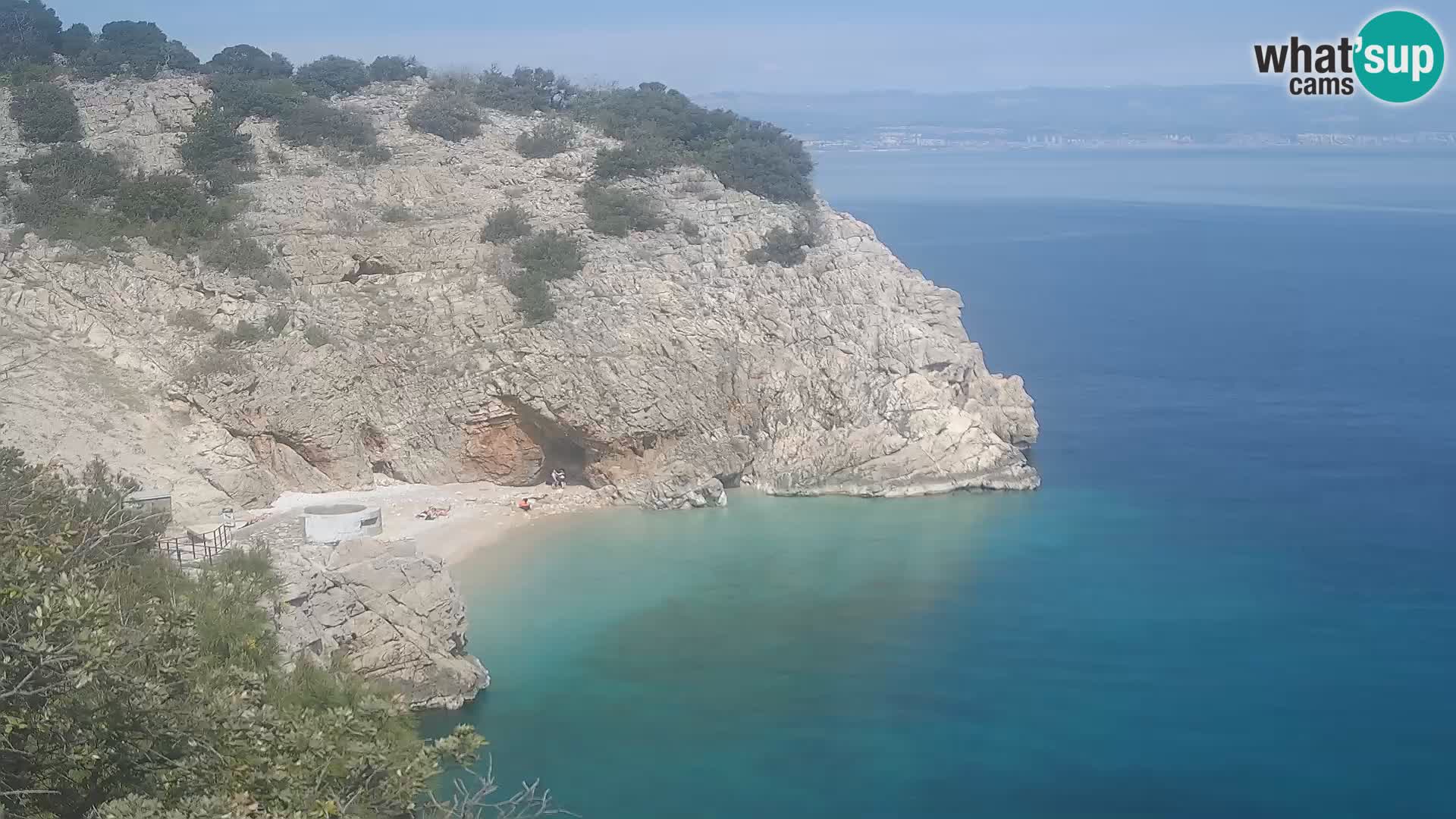 Webcam Brseč Strand – Mošćenička Draga – Kroatien