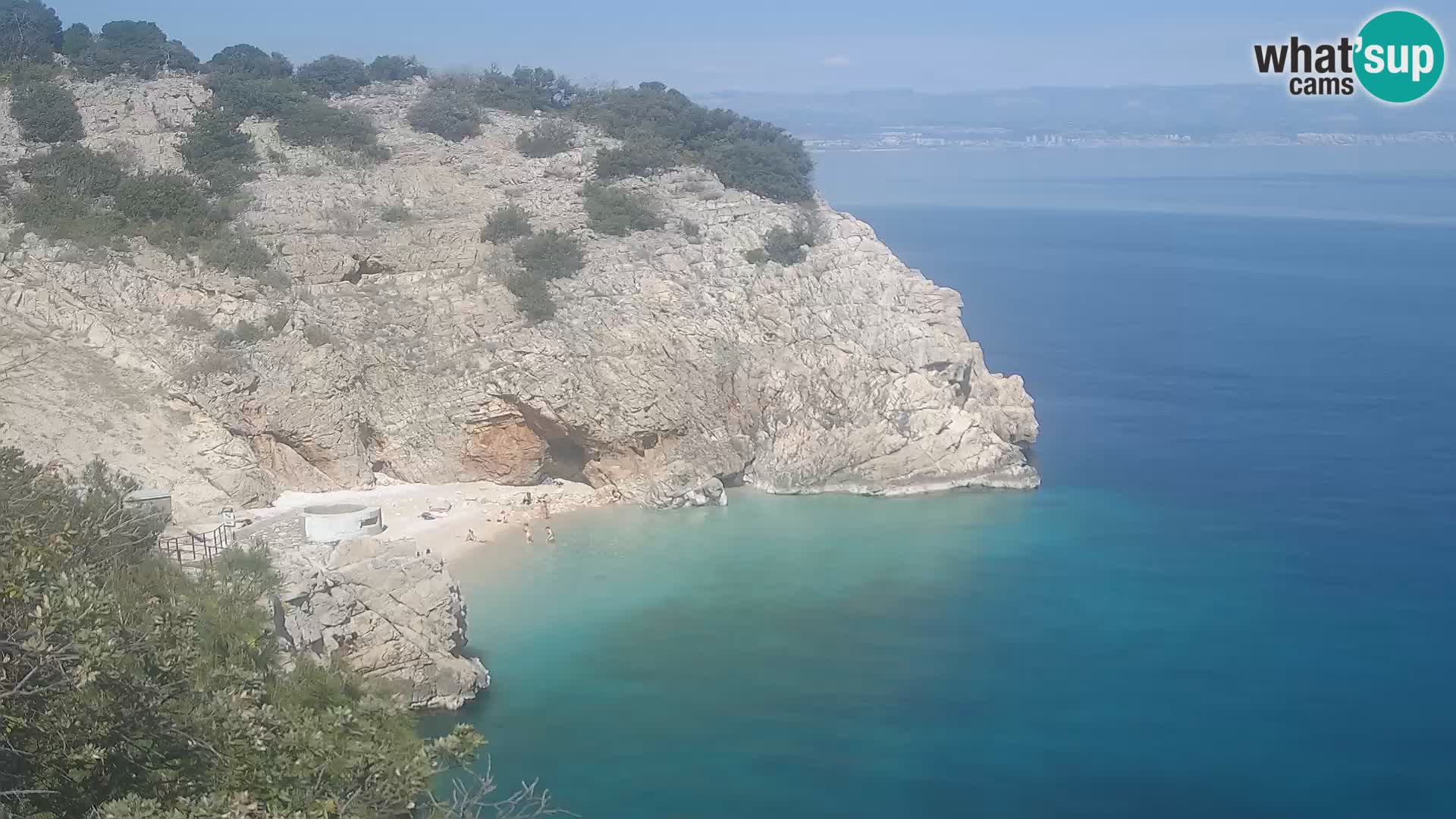 Webcam Bersezio spiaggia – Draga di Moschiena – Croazia