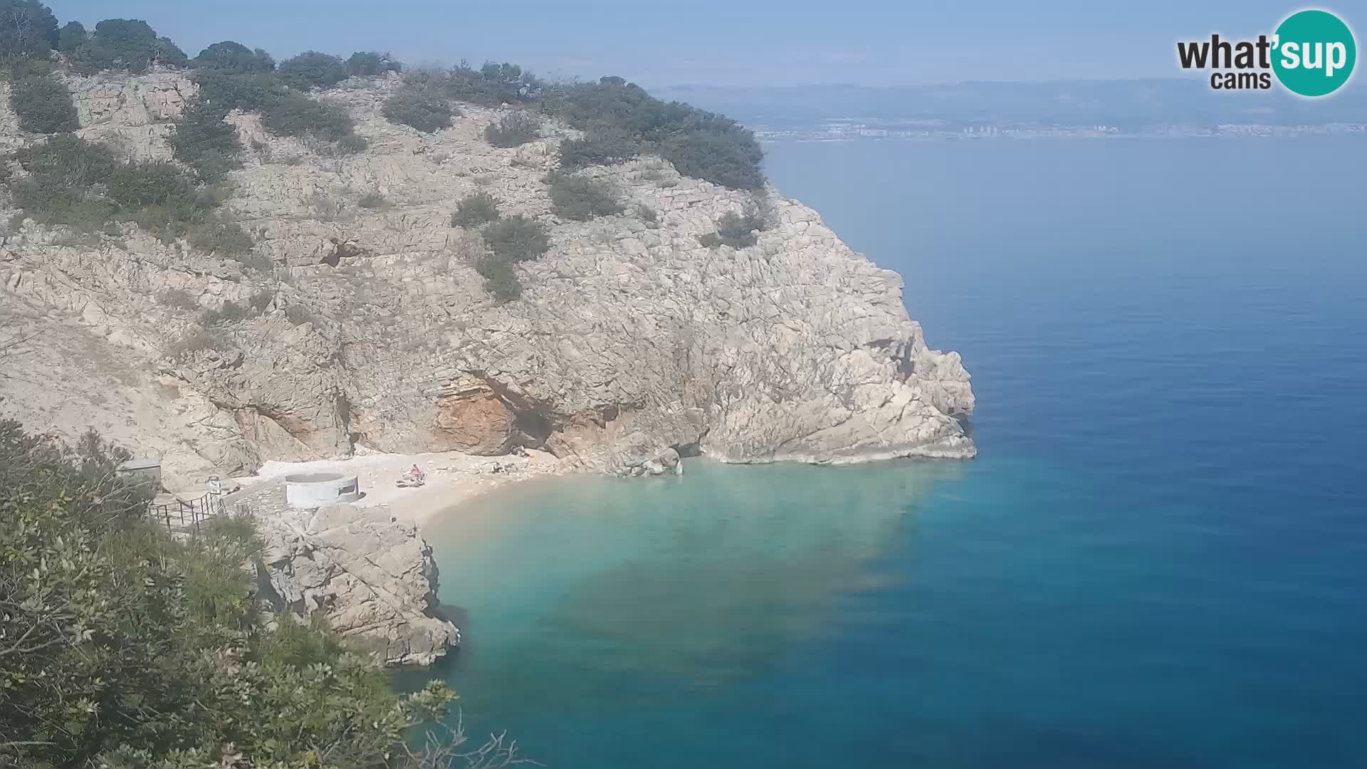 Webcam Brseč beach – Mošćenička Draga – Croatia