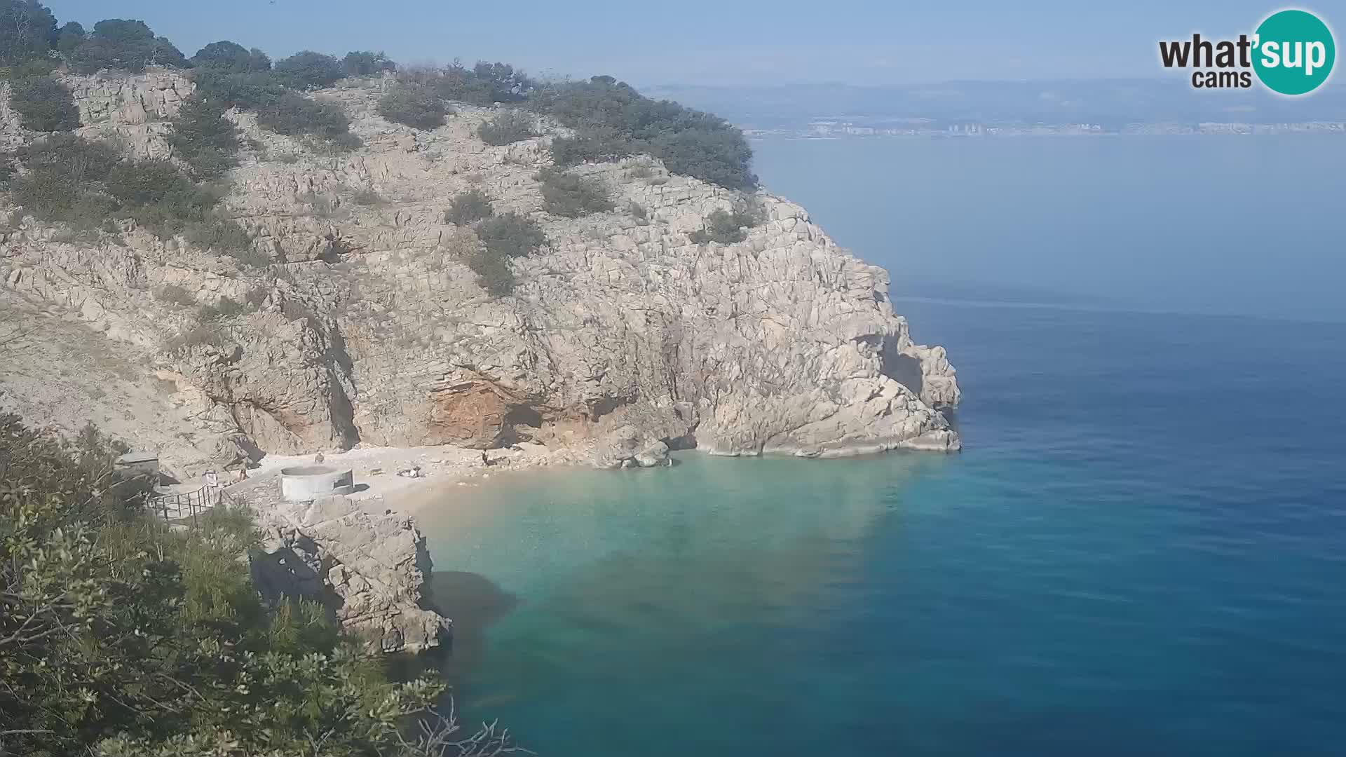 Webcam Bersezio spiaggia – Draga di Moschiena – Croazia