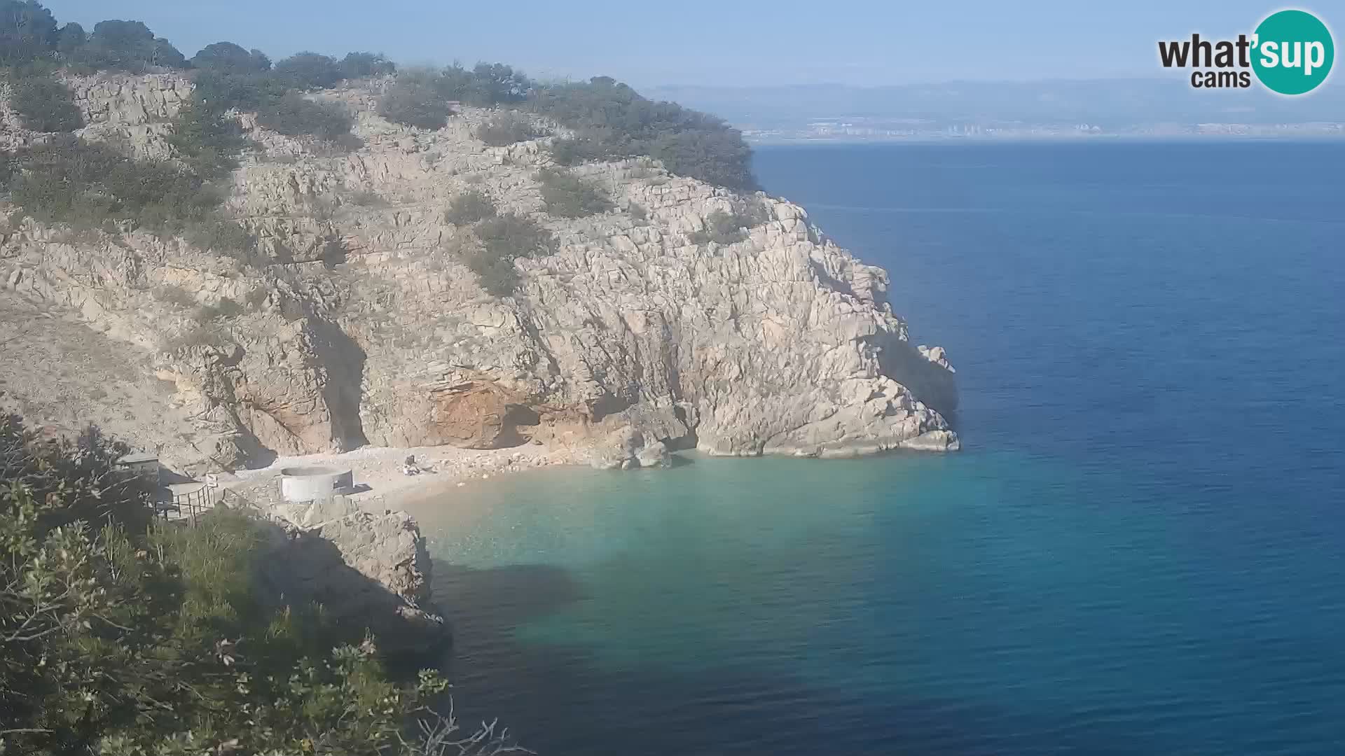 Webcam Bersezio spiaggia – Draga di Moschiena – Croazia