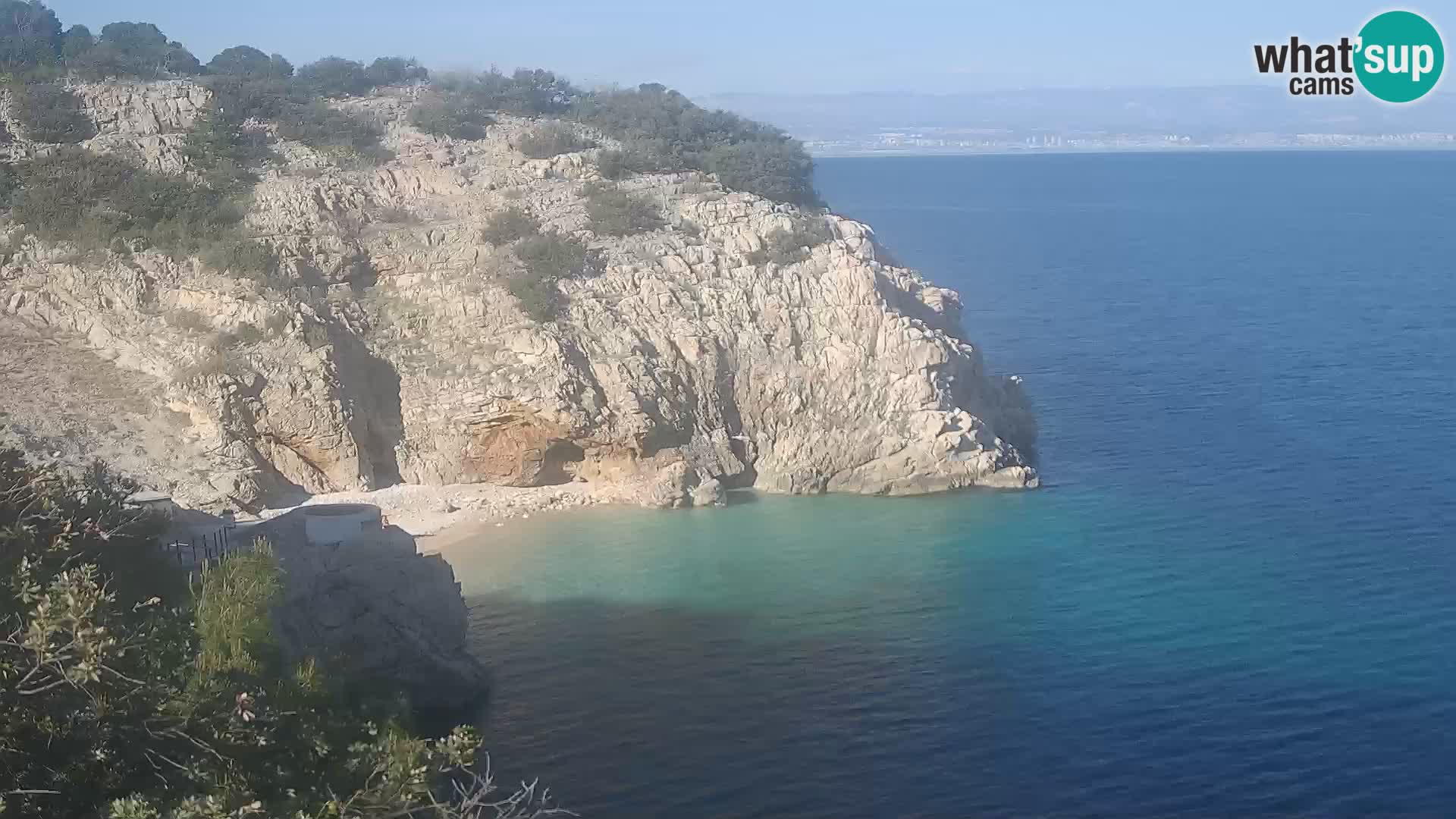 Web kamera plaže Brseč – Mošćenička Draga – Hrvatska