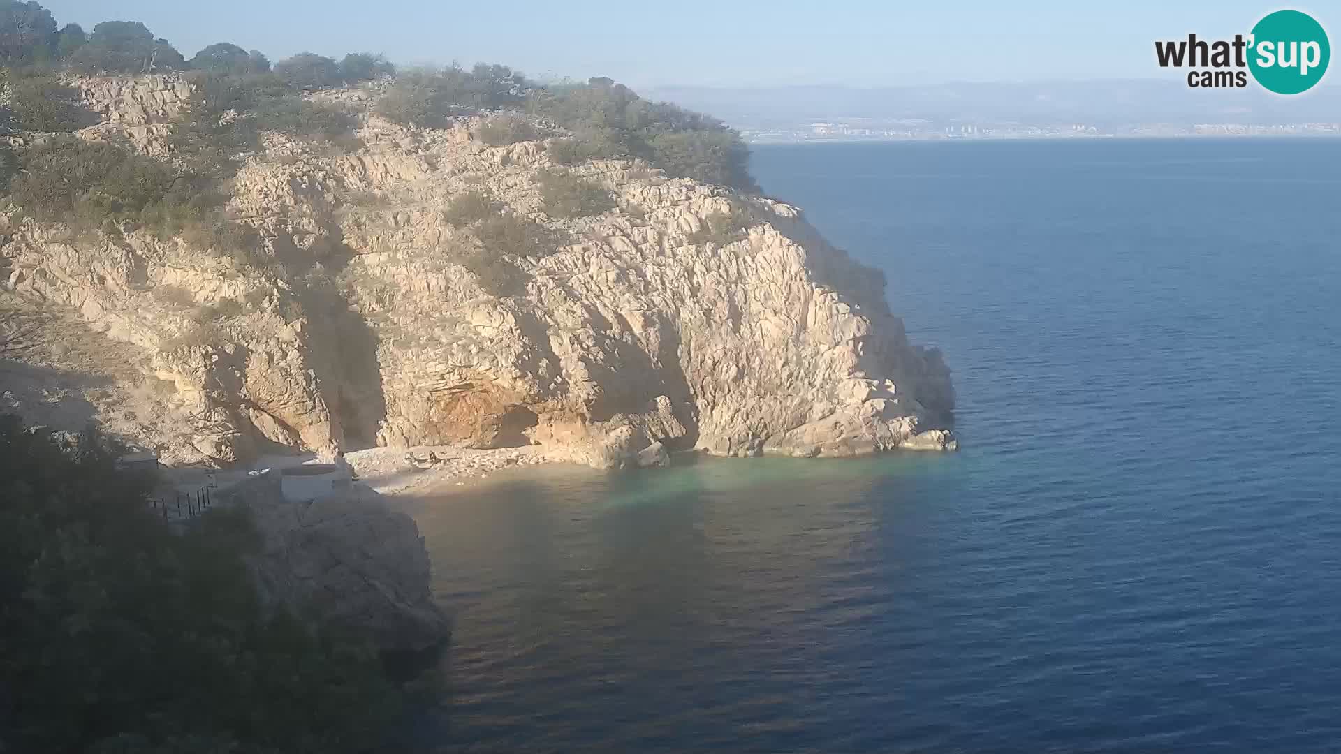 Webcam Brseč beach – Mošćenička Draga – Croatia