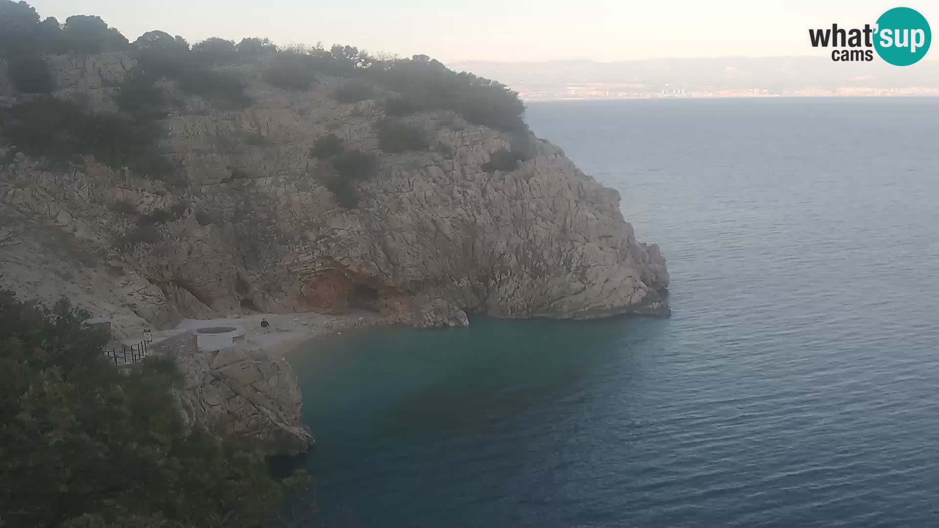 Webcam Brseč Strand – Mošćenička Draga – Kroatien