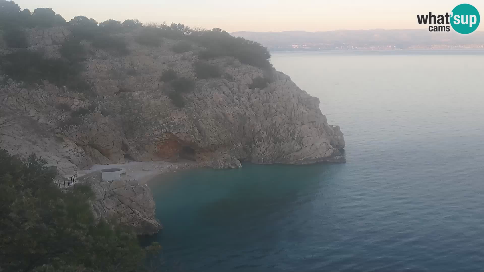 Webcam Brseč beach – Mošćenička Draga – Croatia