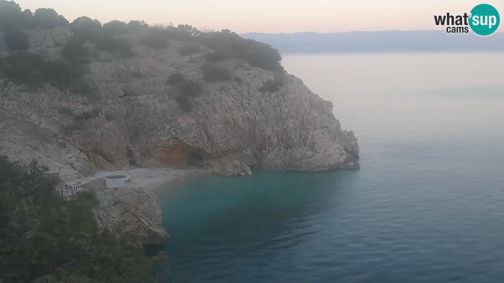Webcam Brseč beach – Mošćenička Draga – Croatia