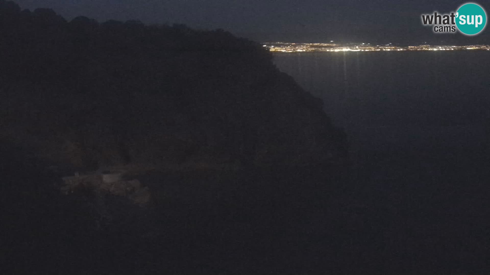 Webcam plage Brseč à Mošćenička Draga, Croatie