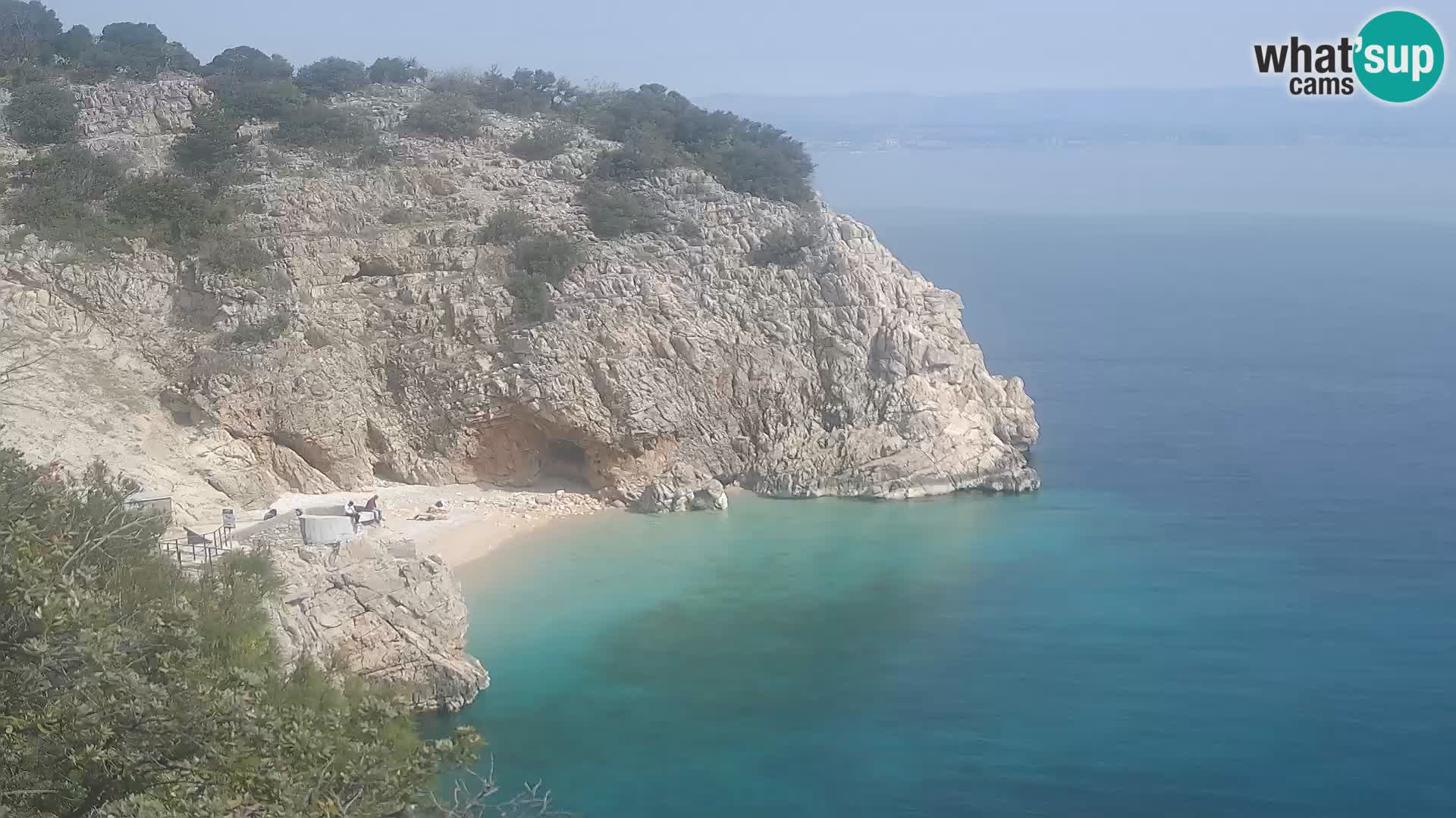 Webcam Brseč beach – Mošćenička Draga – Croatia