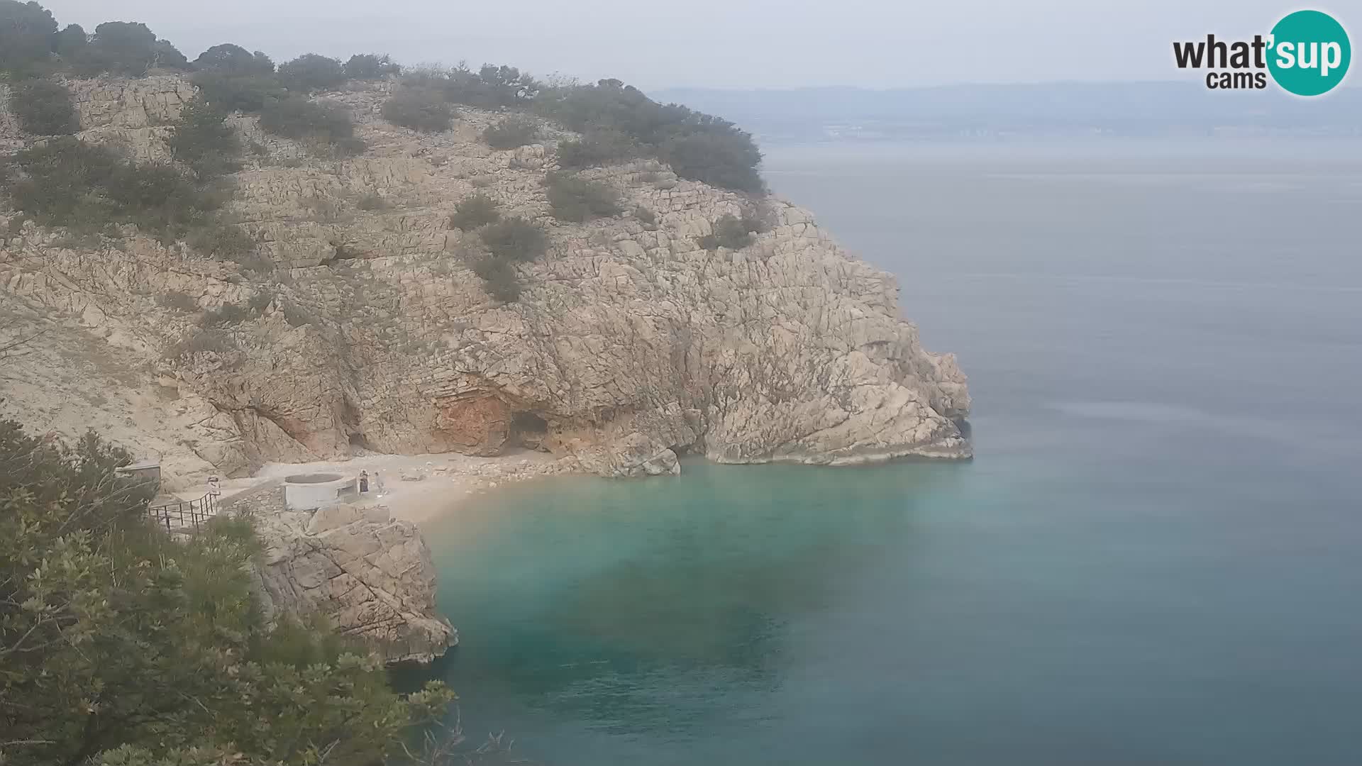 Webcam Bersezio spiaggia – Draga di Moschiena – Croazia