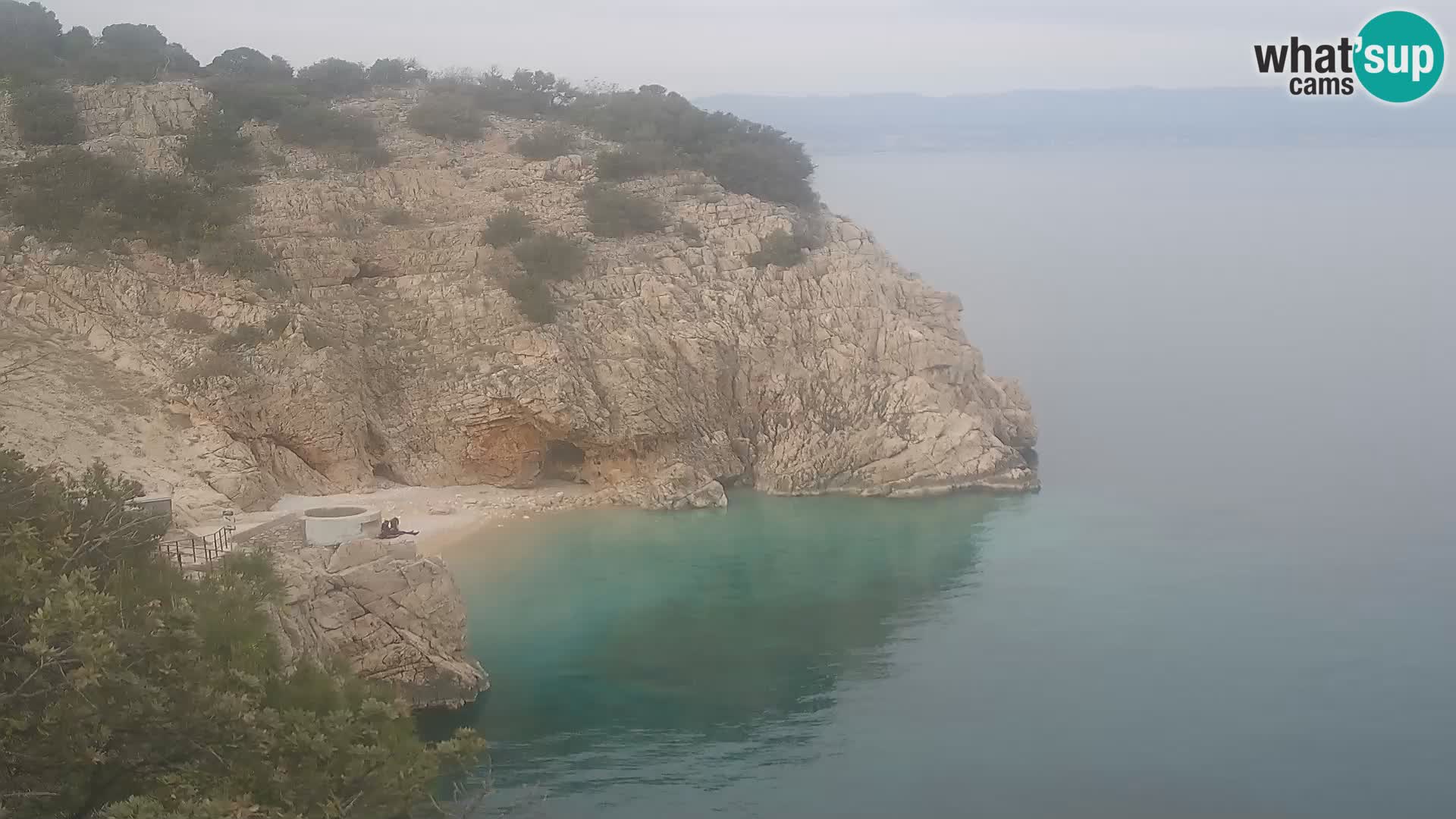 Webcam Bersezio spiaggia – Draga di Moschiena – Croazia
