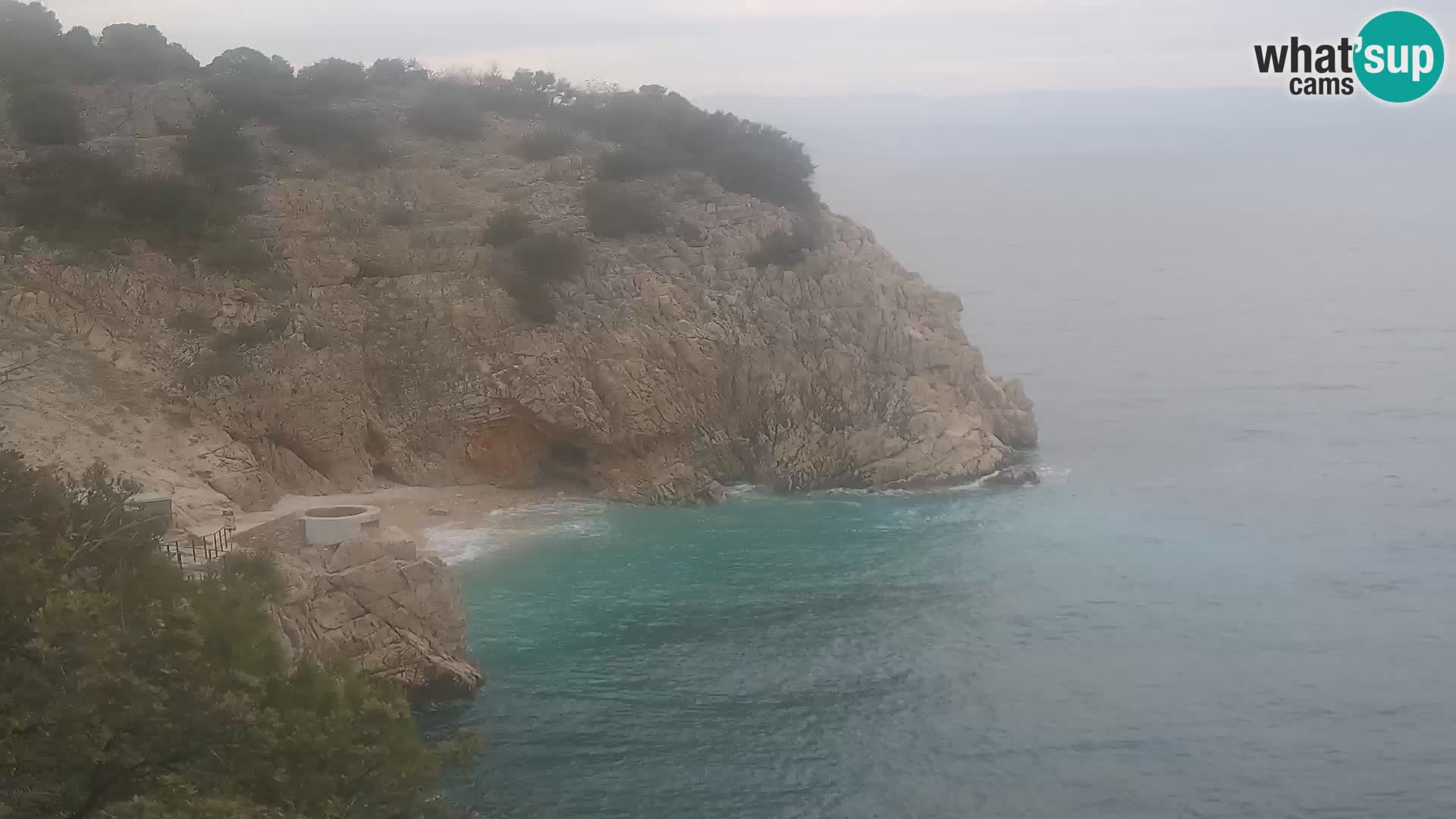 Web kamera plaže Brseč – Mošćenička Draga – Hrvatska