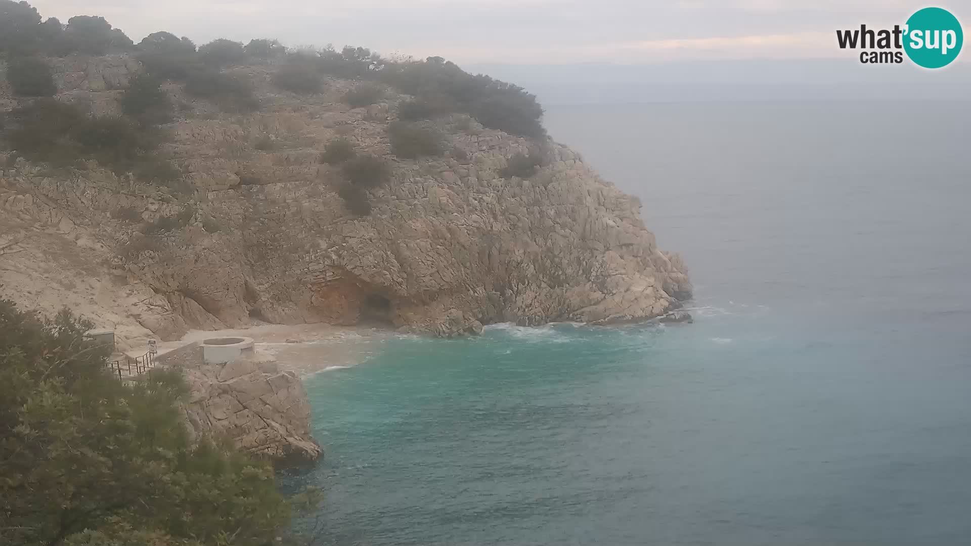 Web kamera plaže Brseč – Mošćenička Draga – Hrvatska