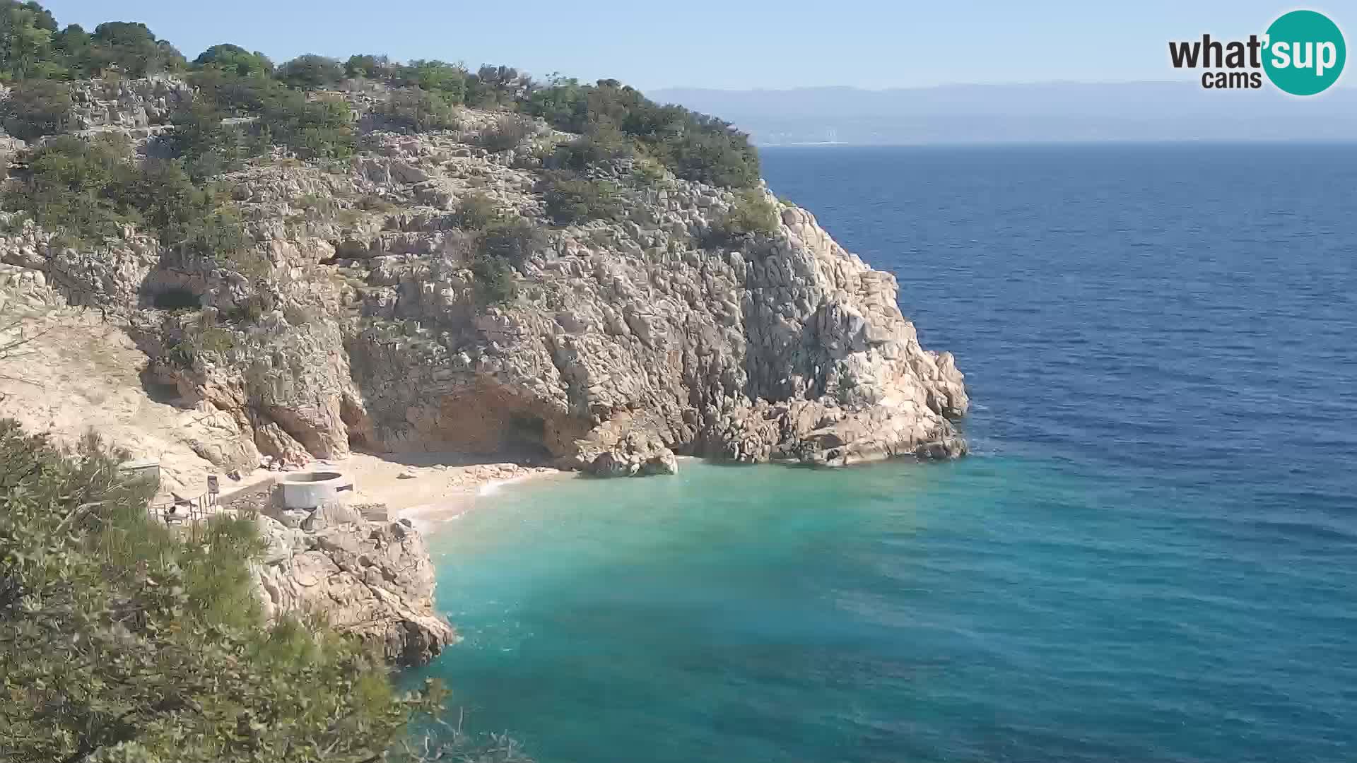Webcam Bersezio spiaggia – Draga di Moschiena – Croazia